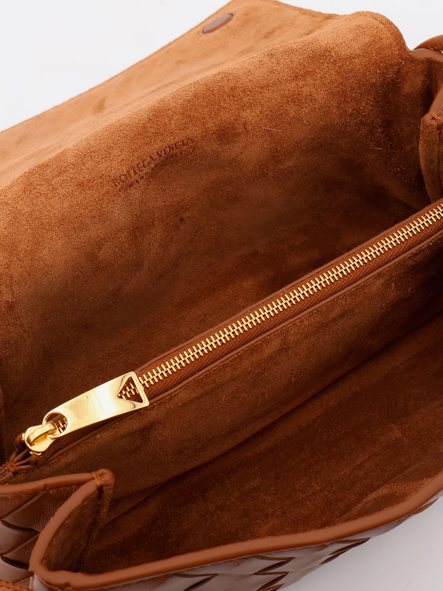 Bottega Veneta Notturno Clutch Bag With Leather Shoulder Strap