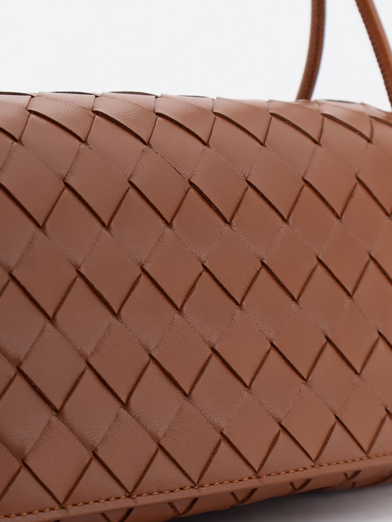 Bottega Veneta Notturno Clutch Bag With Leather Shoulder Strap
