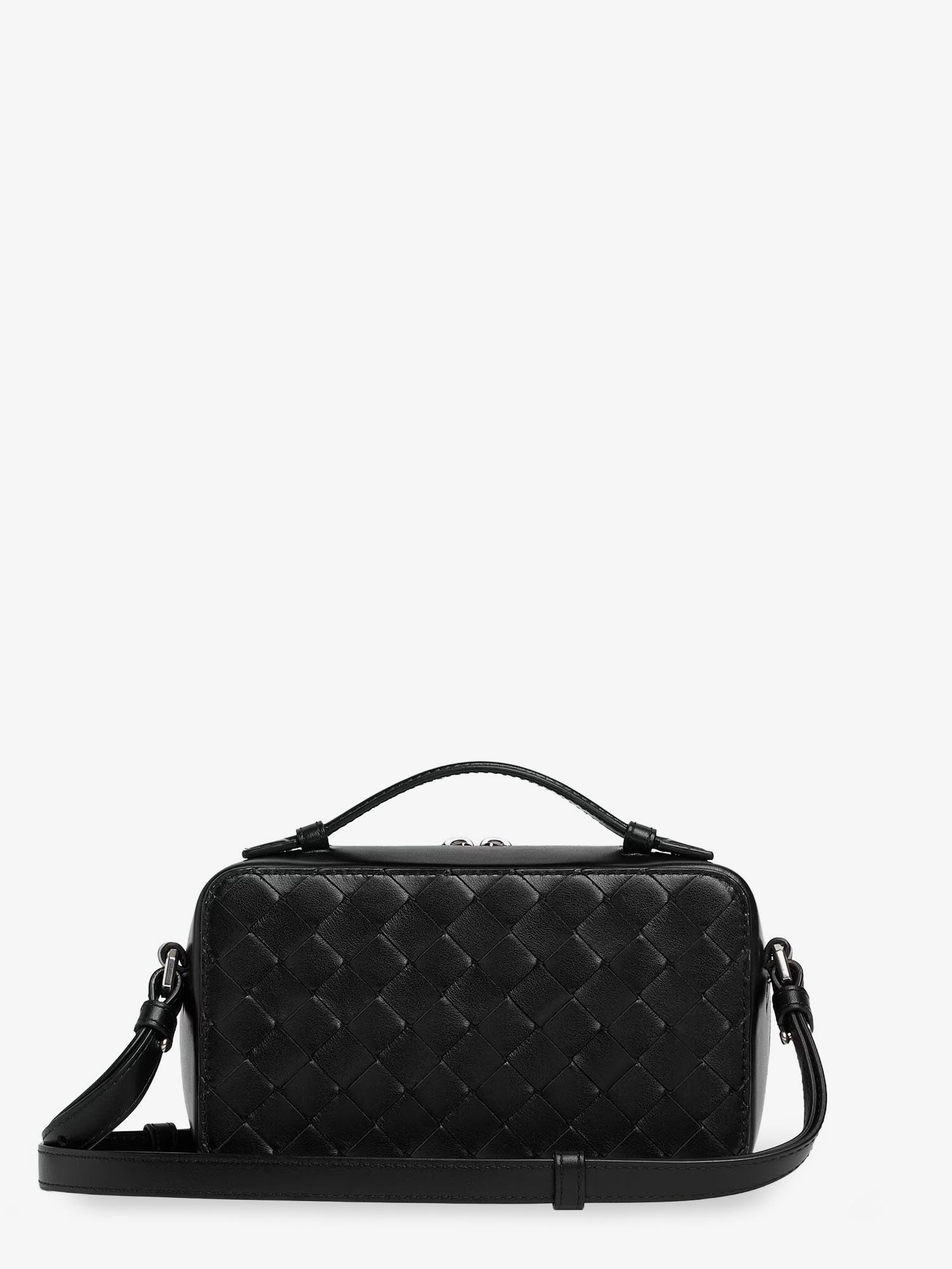 Bottega Veneta Leather Clutch Bag With Intrecciato Motif