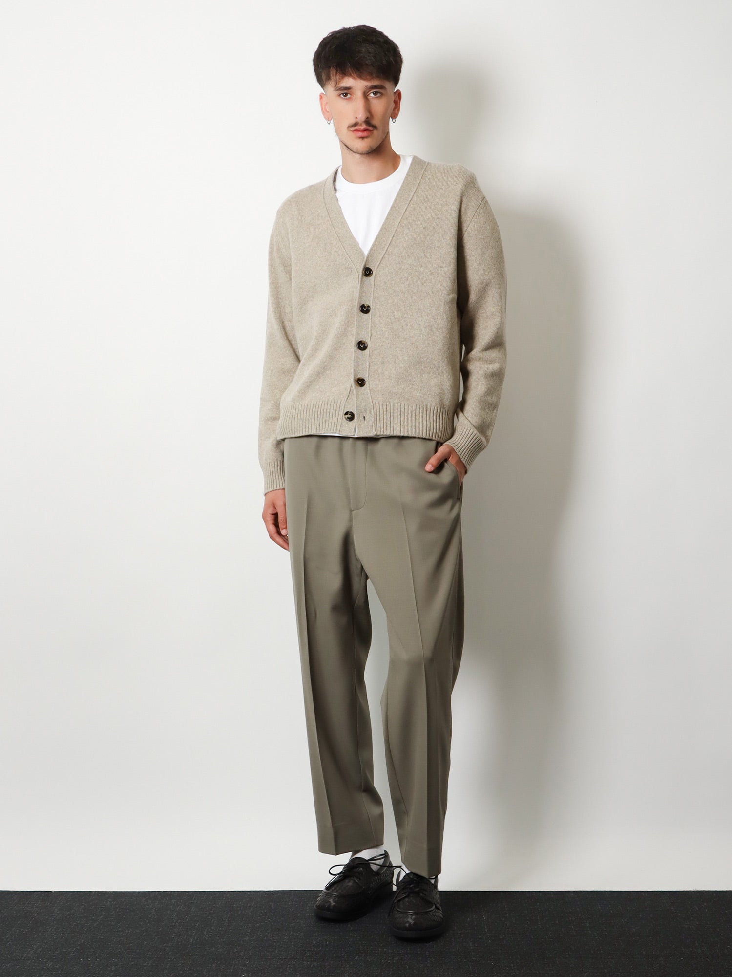 Bottega Veneta Light Wool Trousers With Drawstring