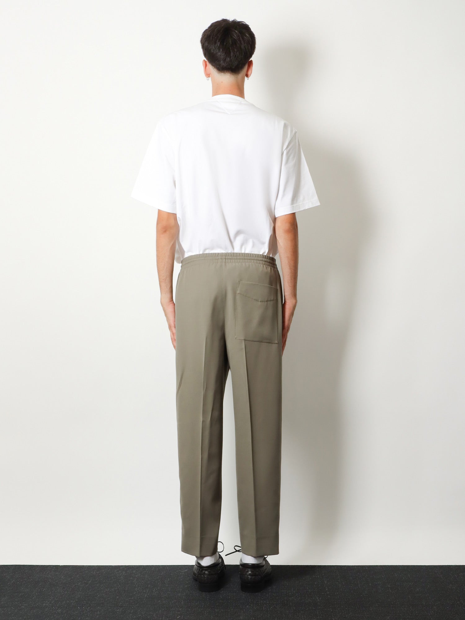 Bottega Veneta Light Wool Trousers With Drawstring