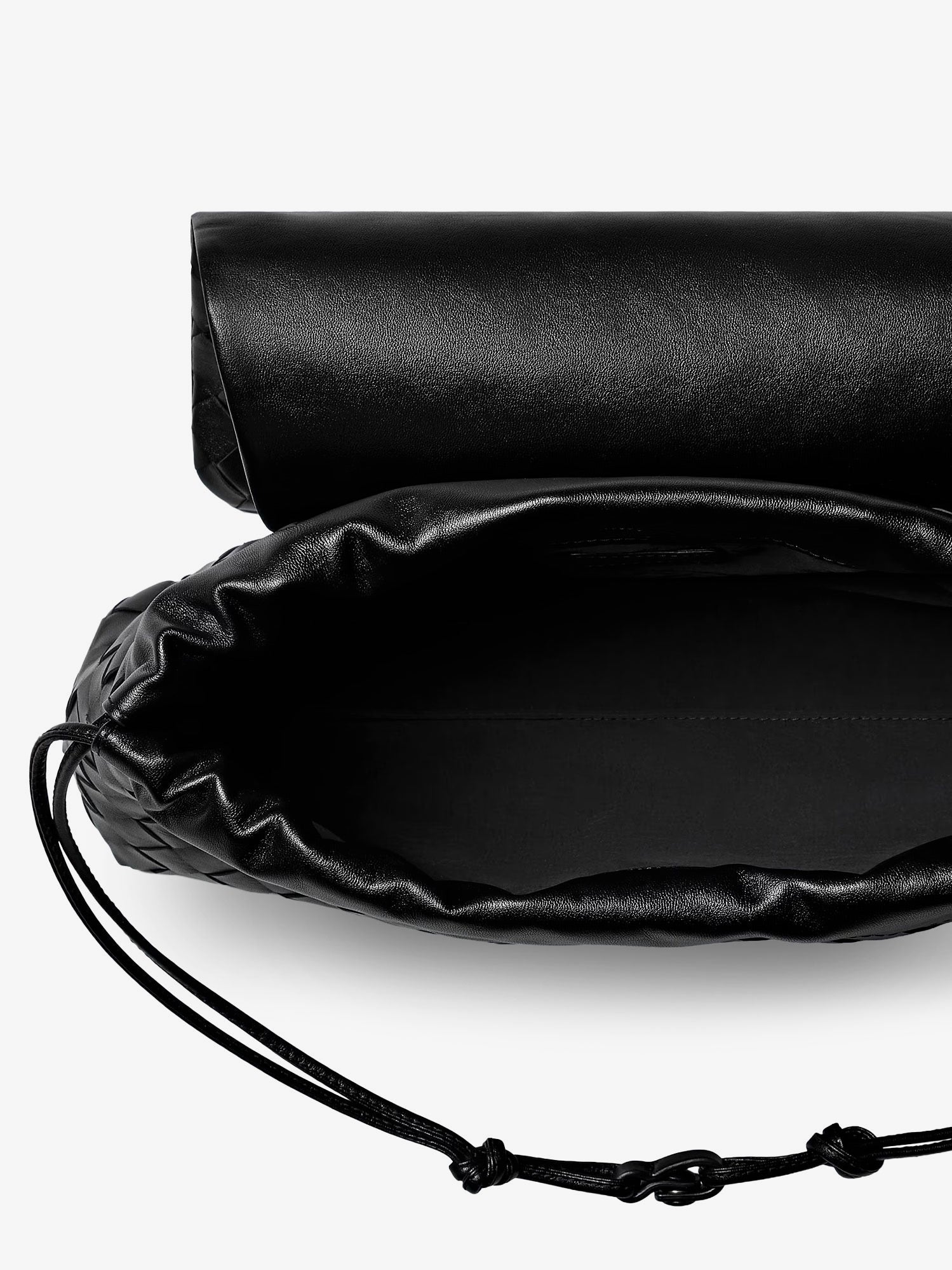 Bottega Veneta Leather Shoulder Bag With Intrecciato Pattern
