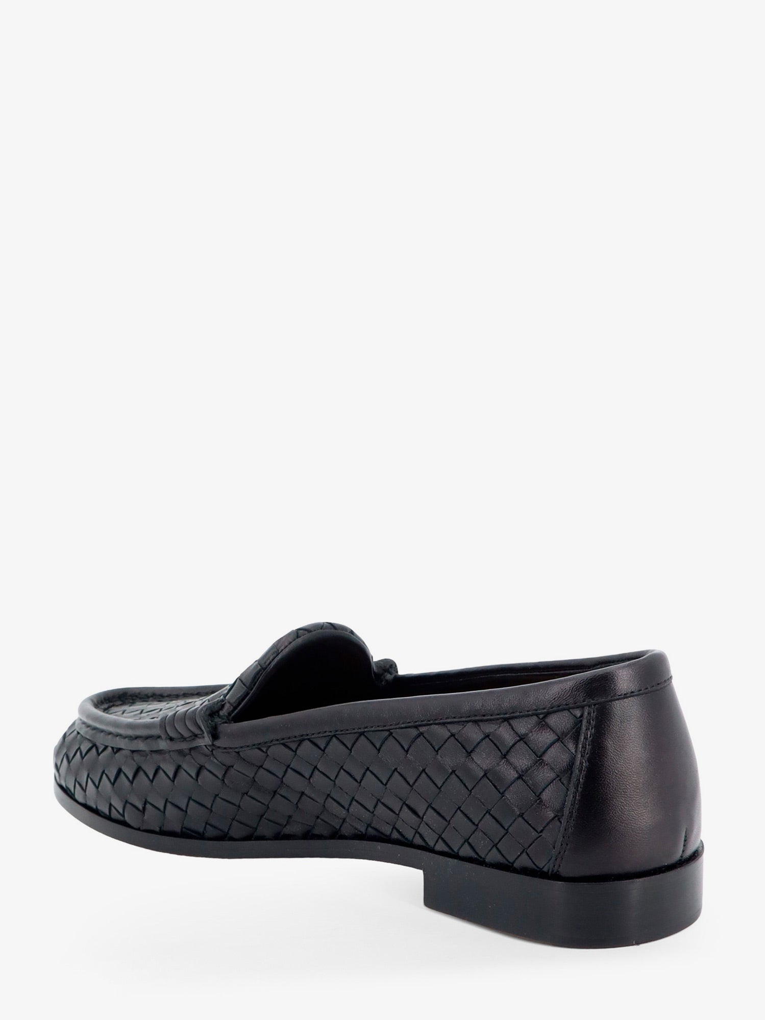 Bottega Veneta Silenzio Leather Loafers With Intrecciato Motif