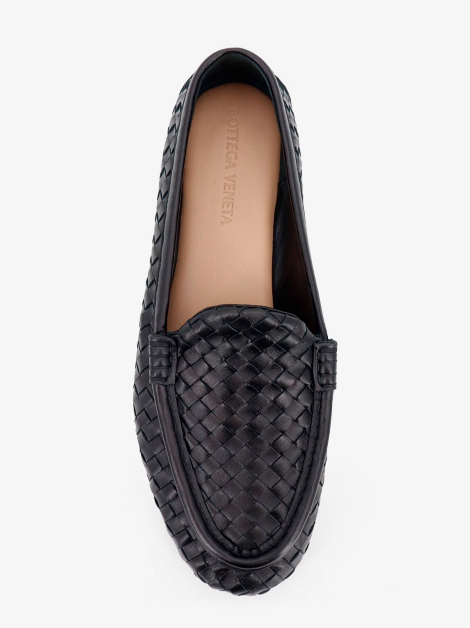 Bottega Veneta Silenzio Leather Loafers With Intrecciato Motif