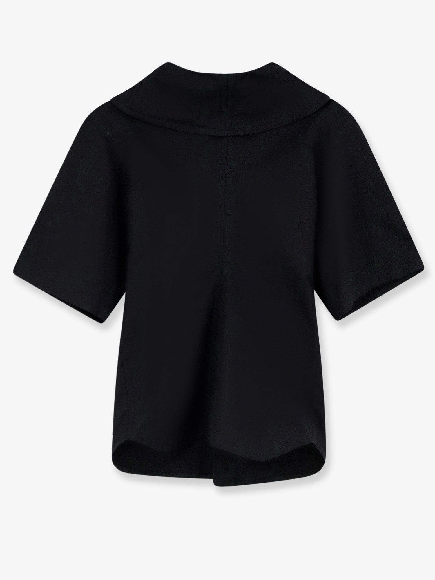 Bottega Veneta Compact Cotton Canvas Shirt With Square Knot Buttons