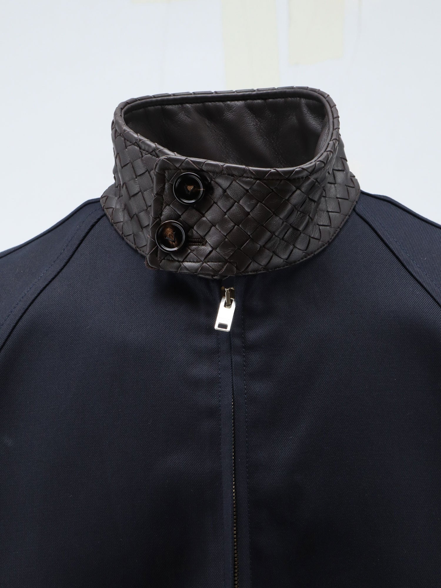 Bottega Veneta Harrington Compact Cotton Gabardine Jacket