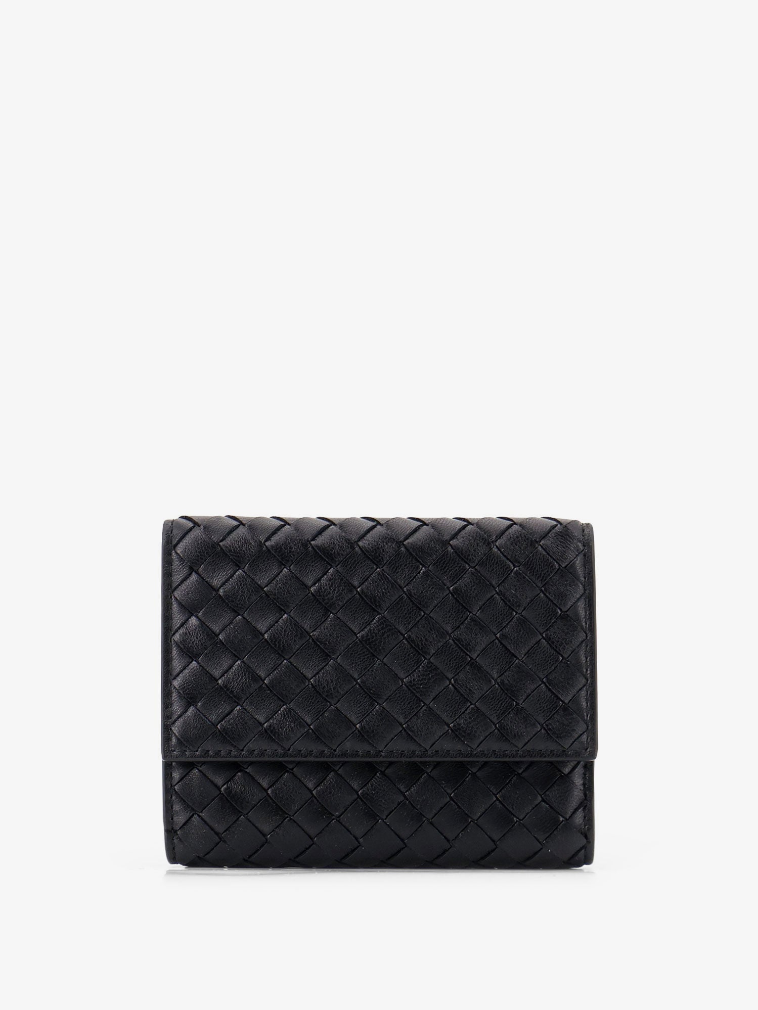 Bottega Veneta Bi-fold Intrecciato Wallet With Zip