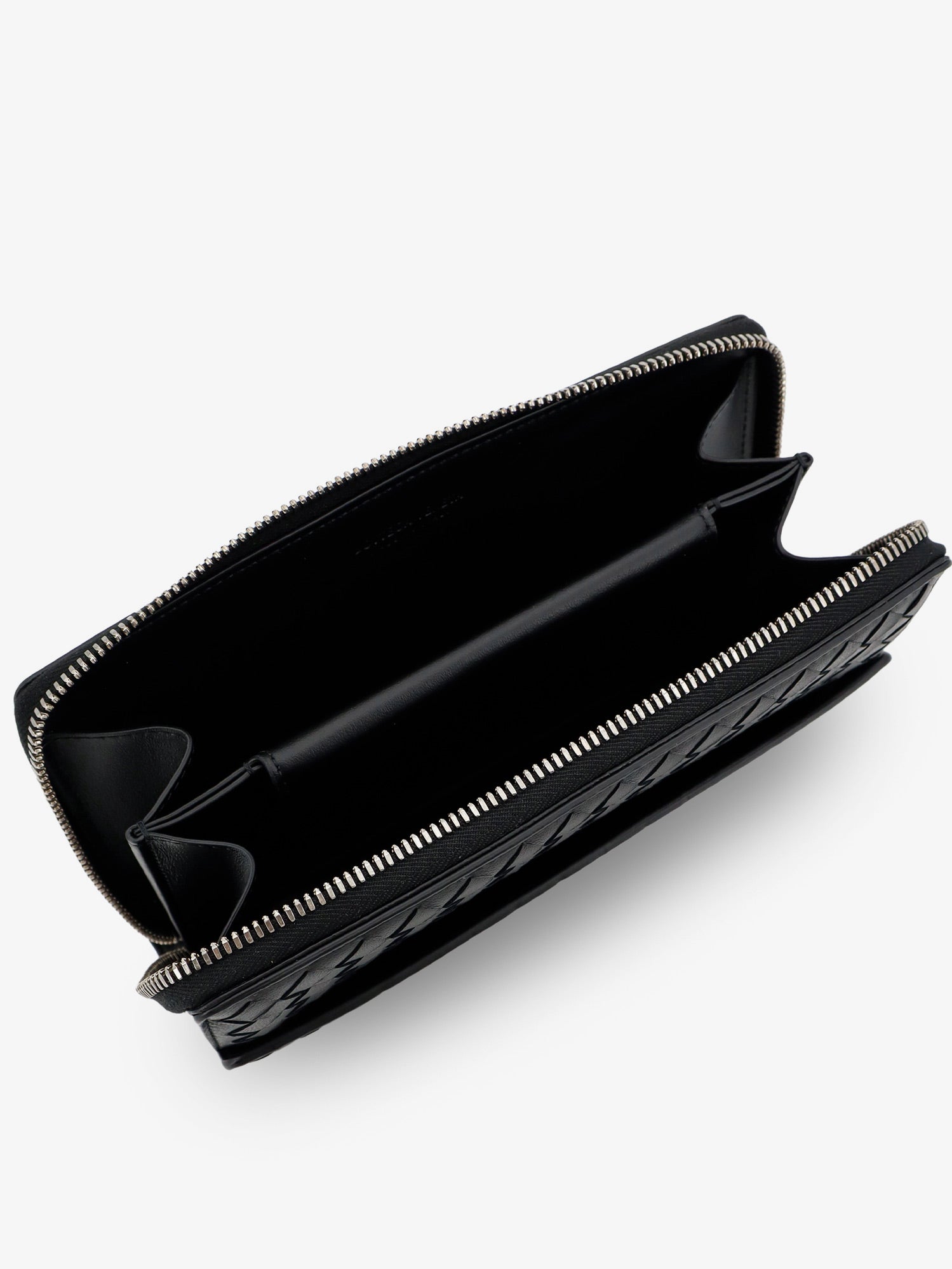 Bottega Veneta Leather Wallet With Intrecciato Pattern