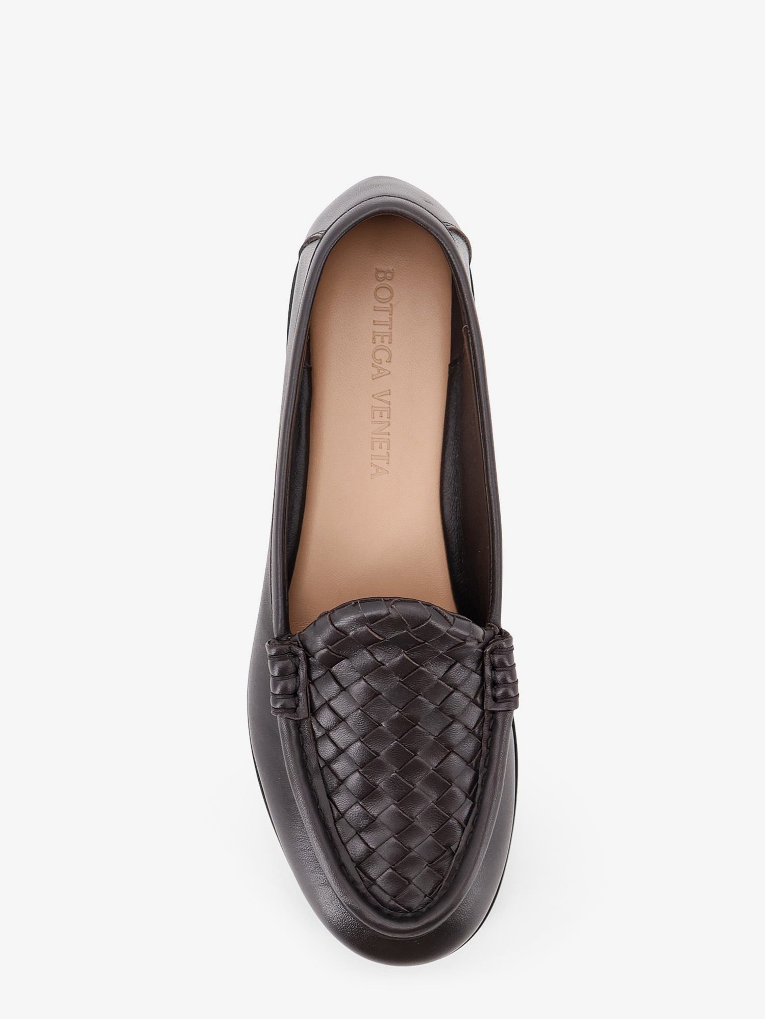 Bottega Veneta Silenzio Leather Loafers With Intrecciato Motif