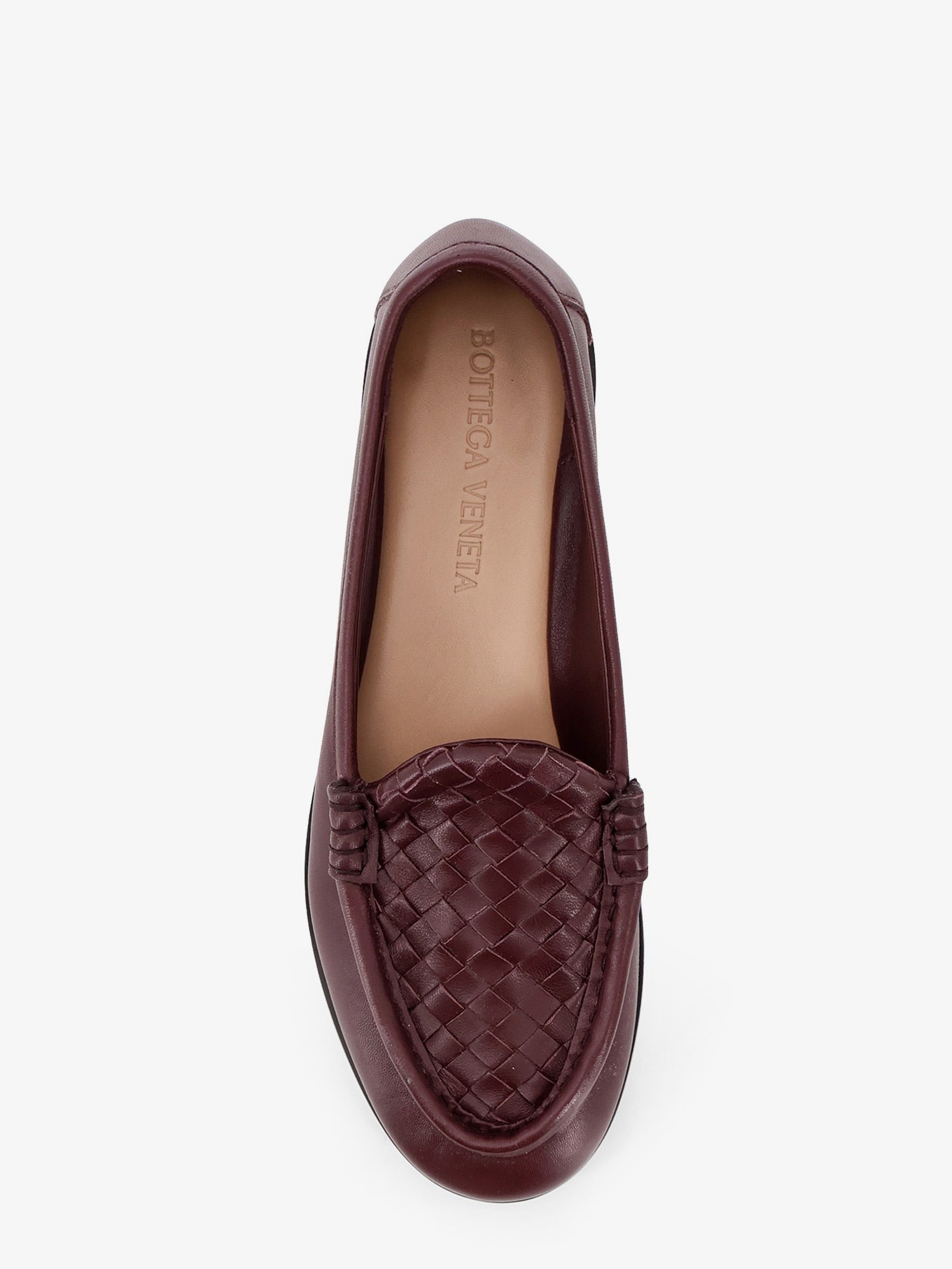 Bottega Veneta Silenzio Leather Loafers With Intrecciato Pattern