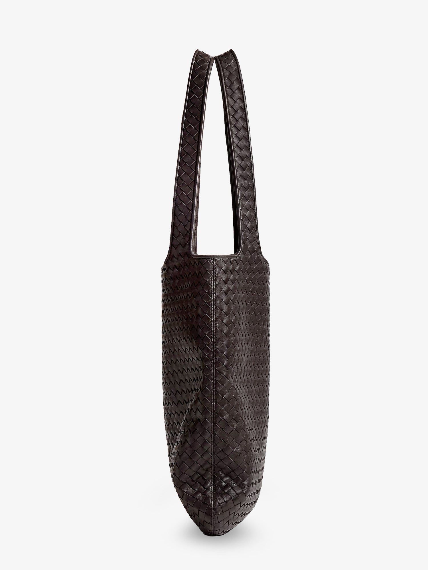 Bottega Veneta Veneto Leather Shoulder Bag With Intrecciato Motif