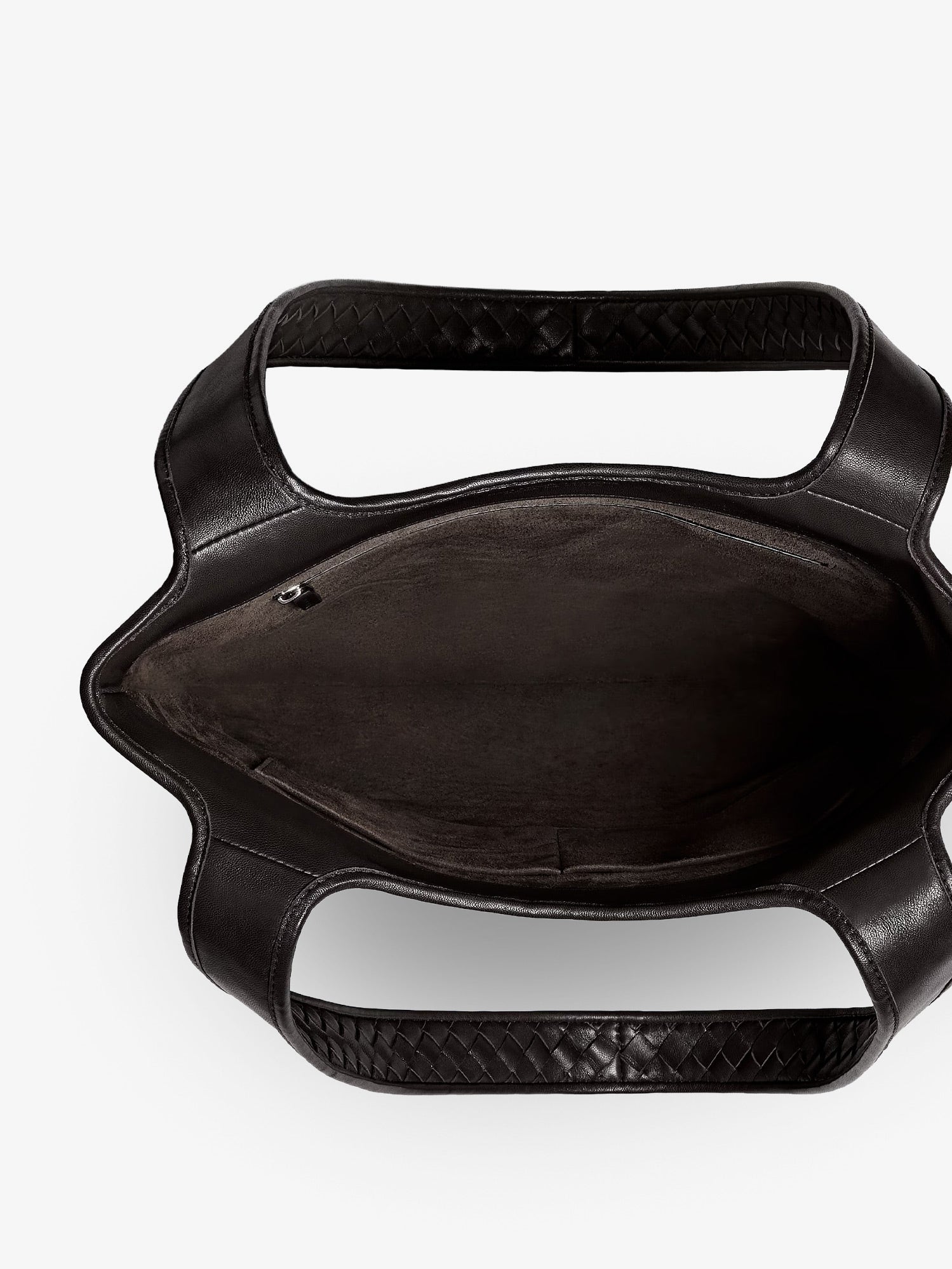 Bottega Veneta Veneto Leather Shoulder Bag With Intrecciato Motif