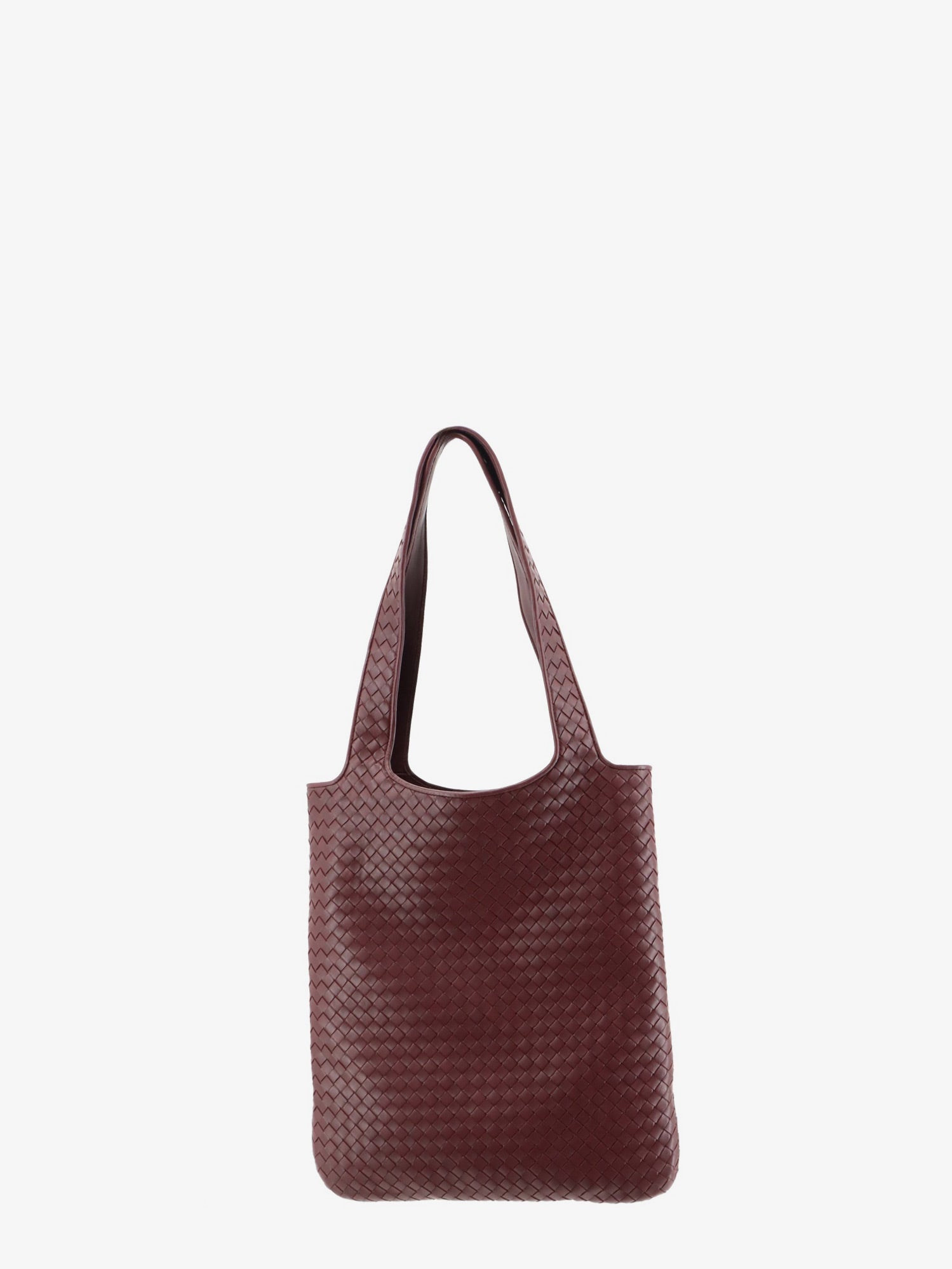 Bottega Veneta Veneto Leather Shoulder Bag With Intrecciato Motif