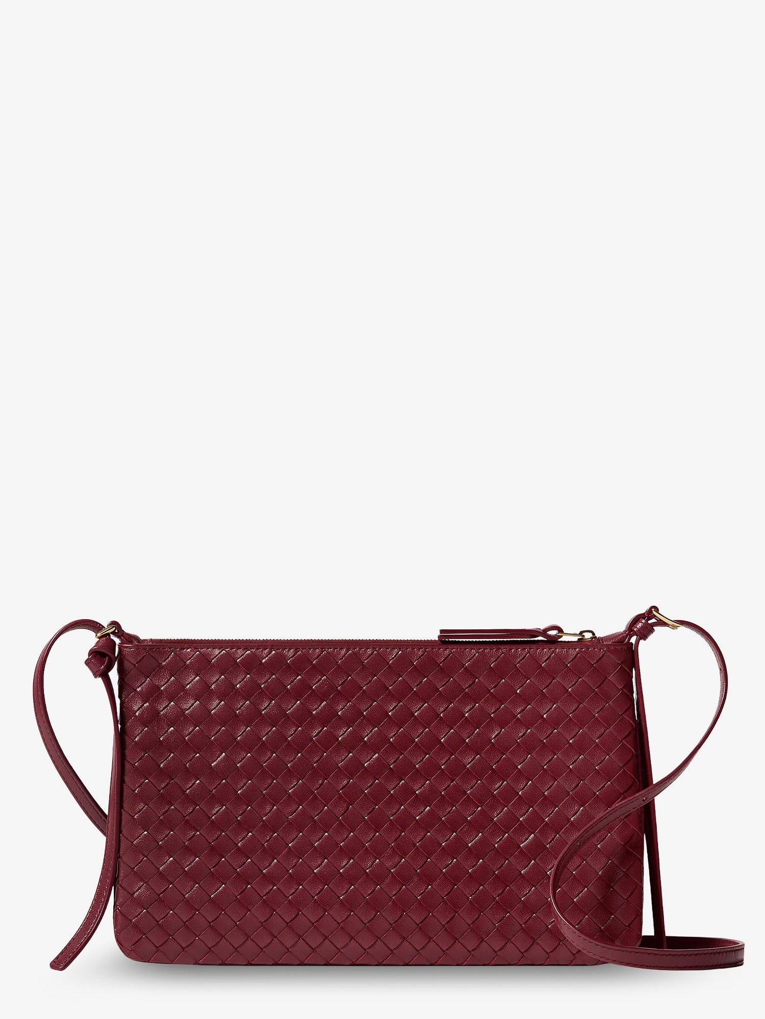 Bottega Veneta Piccolo Intrecciato Clutch With Shoulder Strap