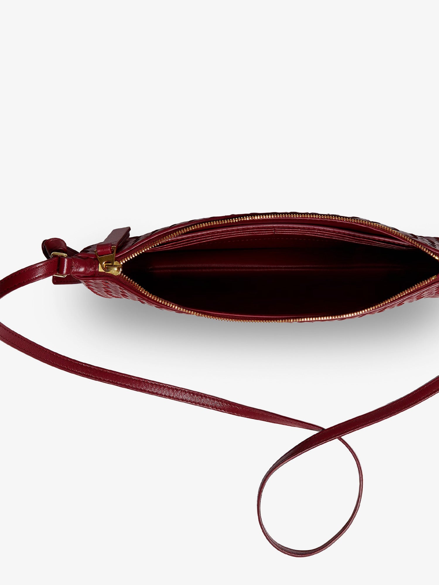 Bottega Veneta Piccolo Intrecciato Clutch With Shoulder Strap