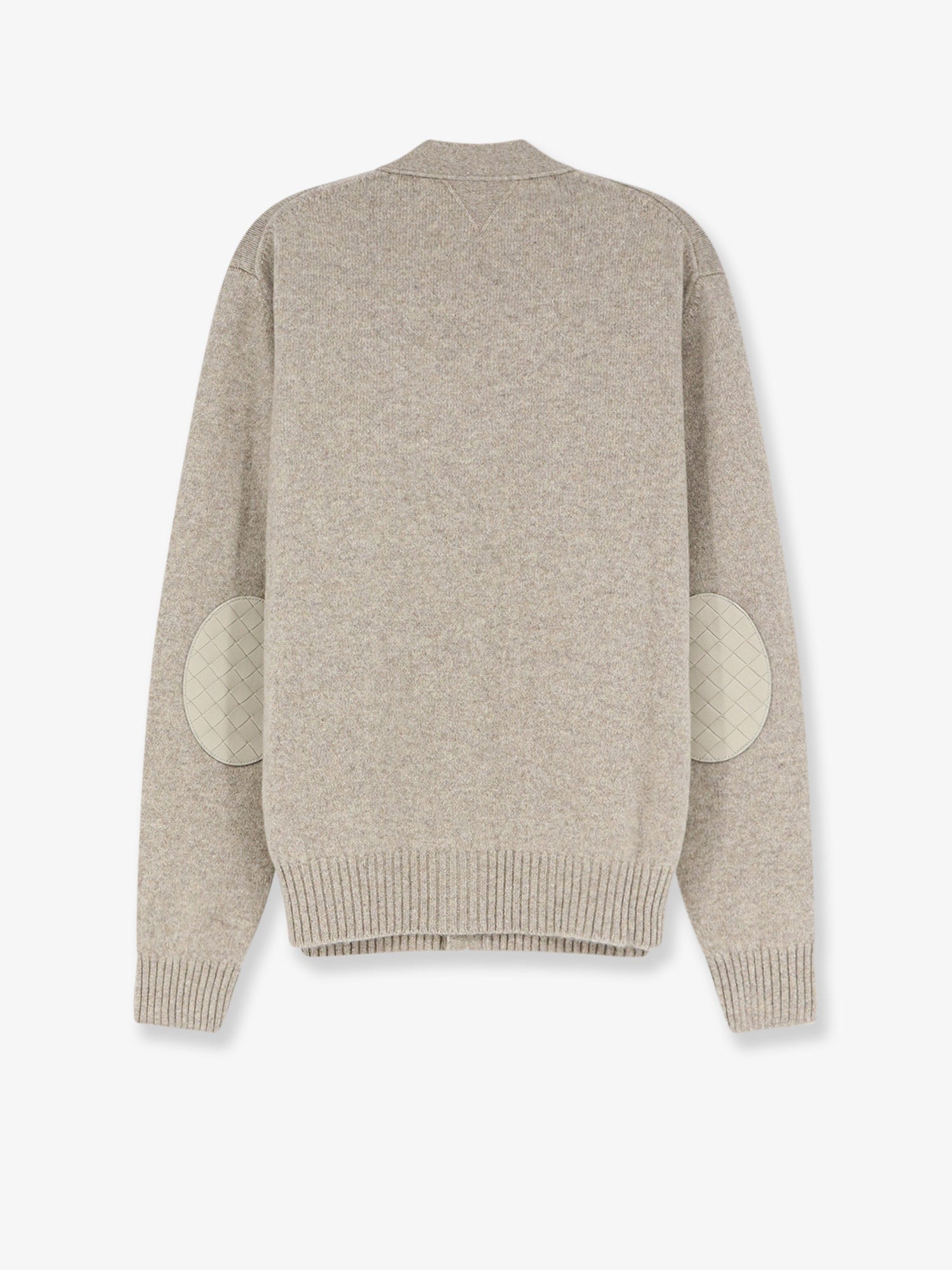 Bottega Veneta Cashmere Blend Cardigan With Intreccio Patch