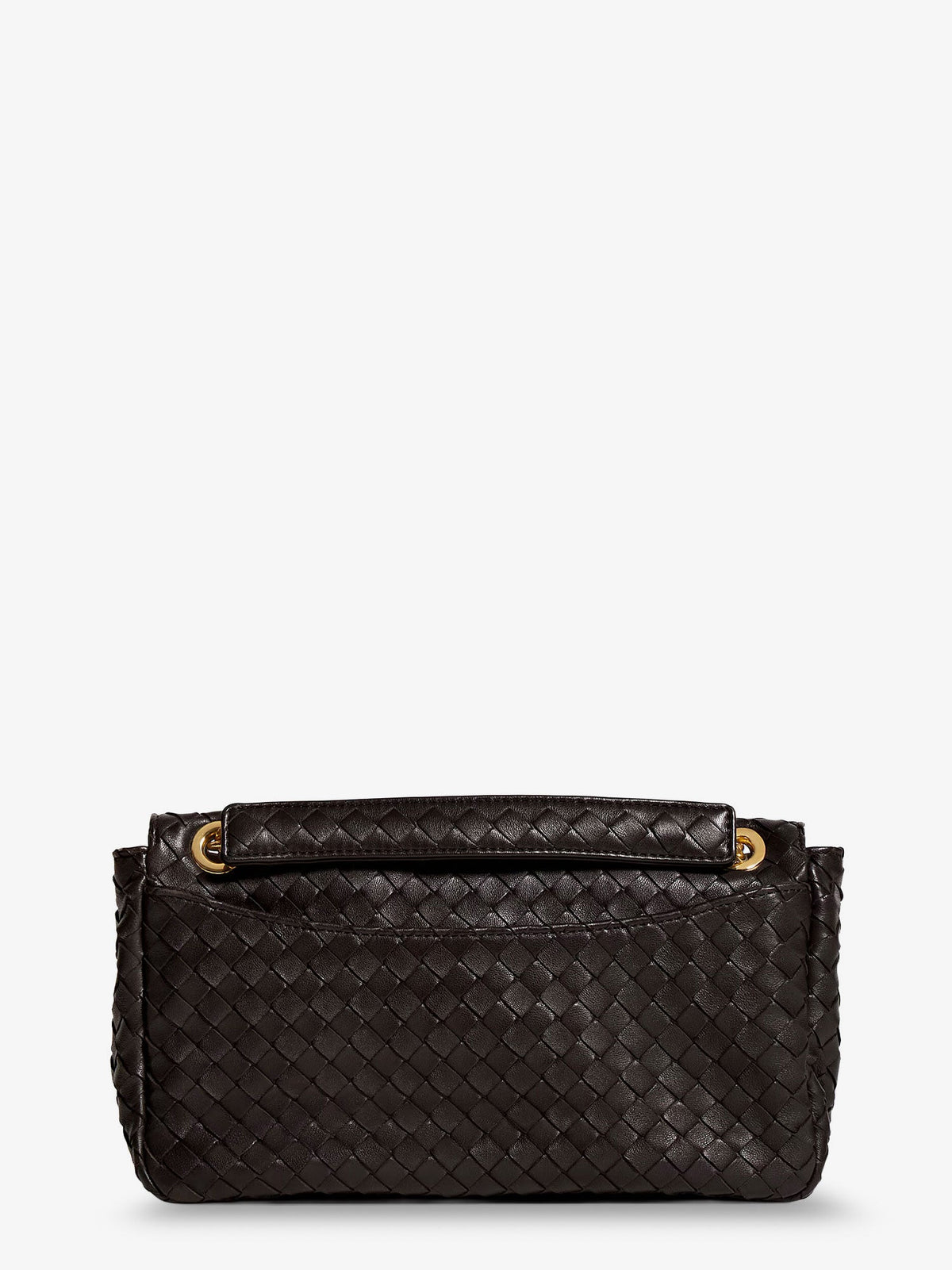 Bottega Veneta Madison Leather Crossbody Bag With Intrecciato Motif