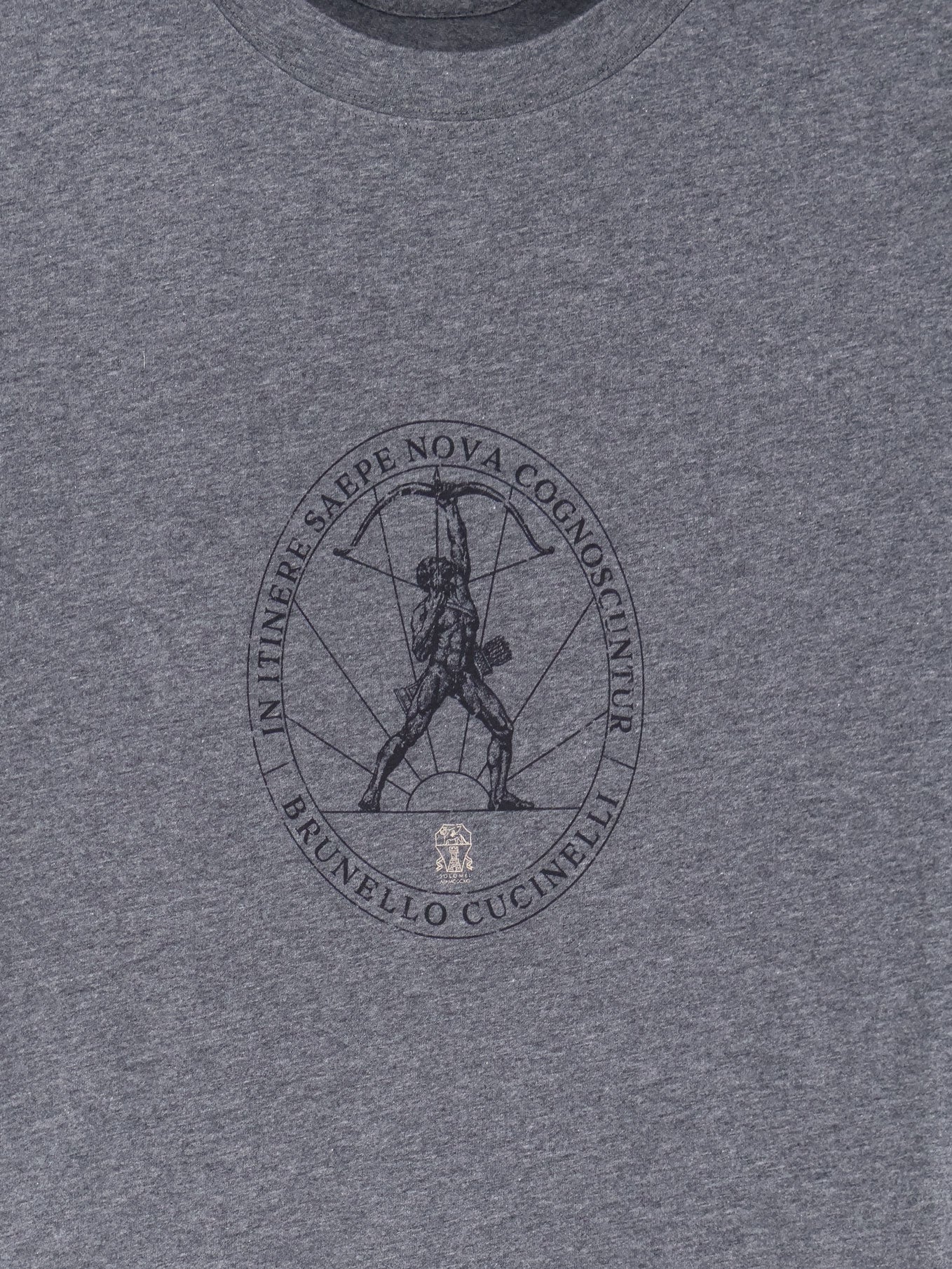 Brunello Cucinelli Cotton T-shirt With Front Print