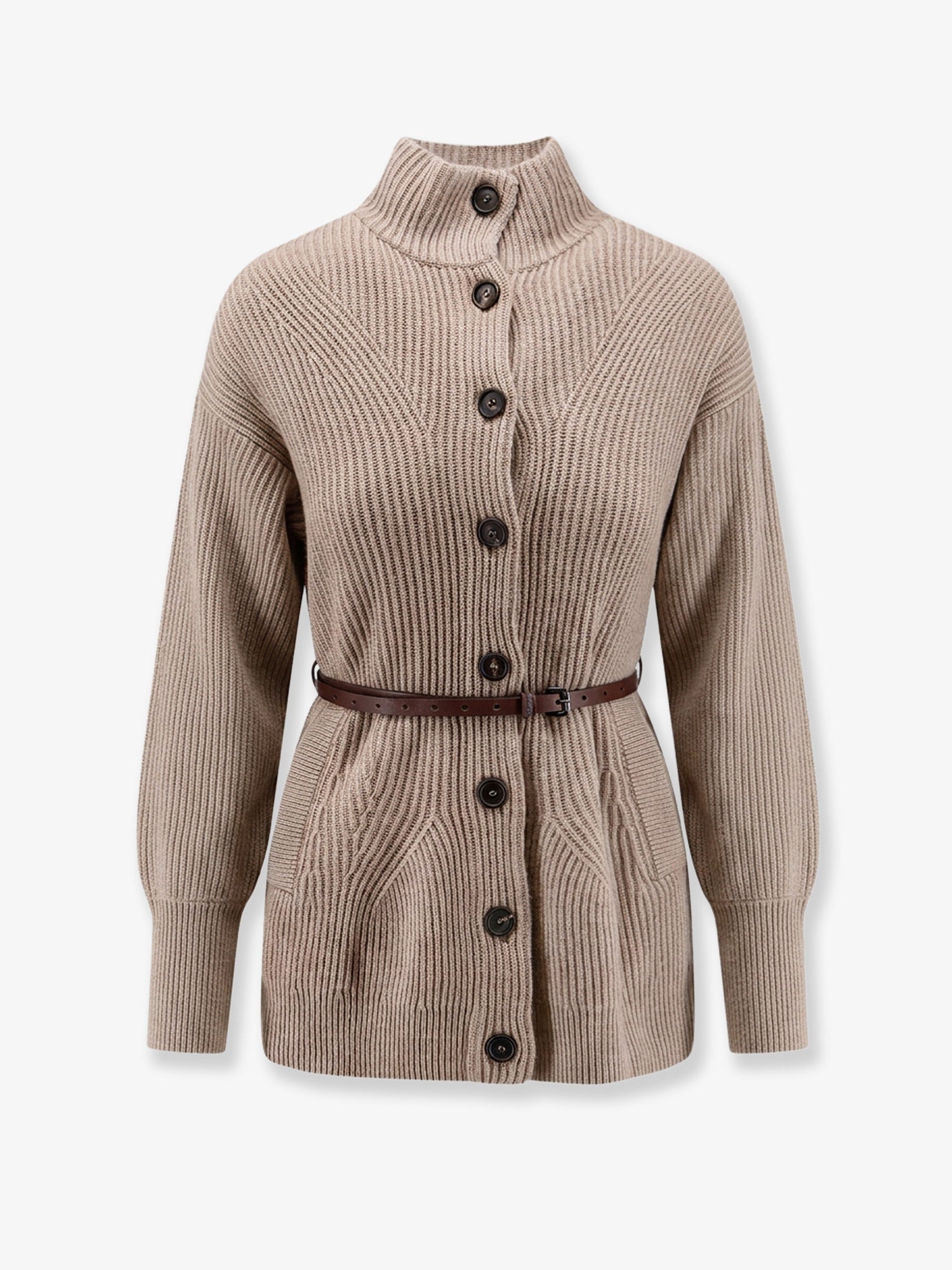 Brunello Cucinelli Wool, Cashmere, And Silk Blend Cardigan