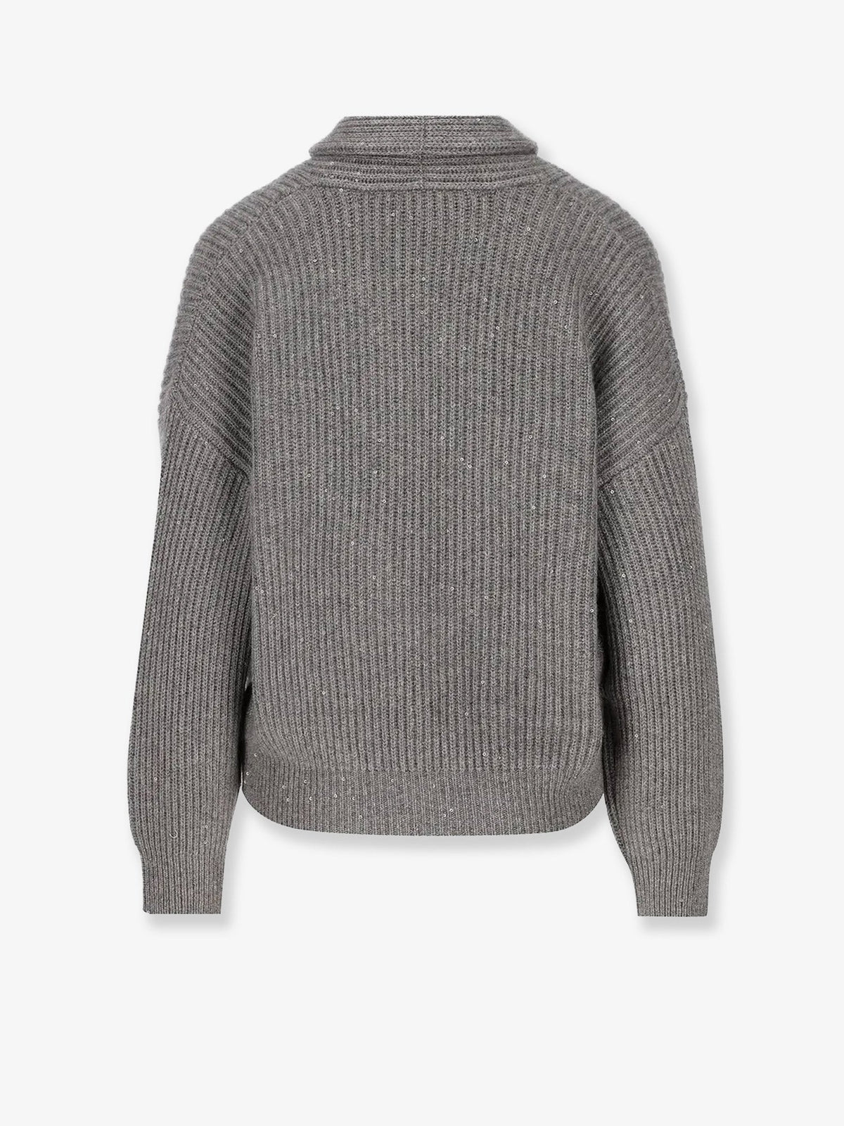 Brunello Cucinelli Cashmere And Silk Cardigan With Sequins