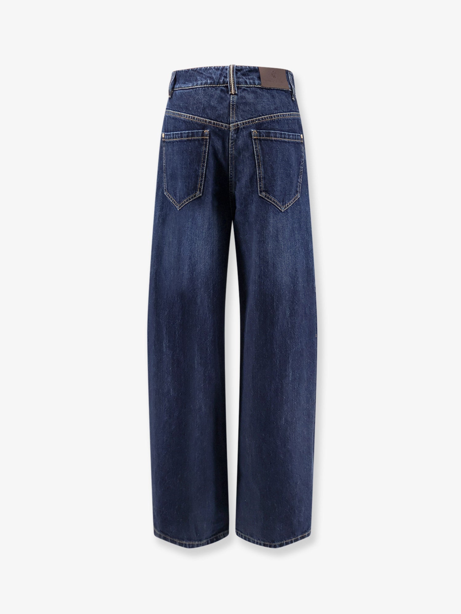 Brunello Cucinelli The Wide Barrel -full Lenght Jeans