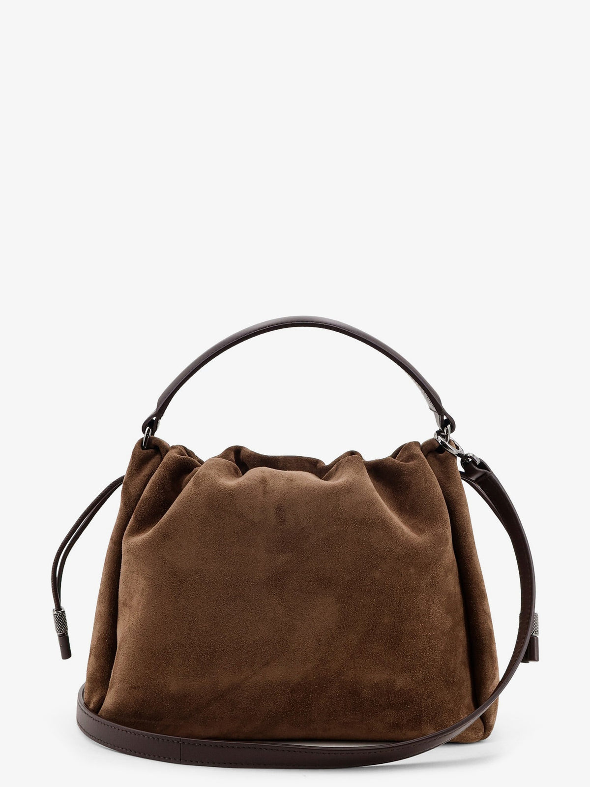 Brunello Cucinelli Bucket Mellow Suede Handbag