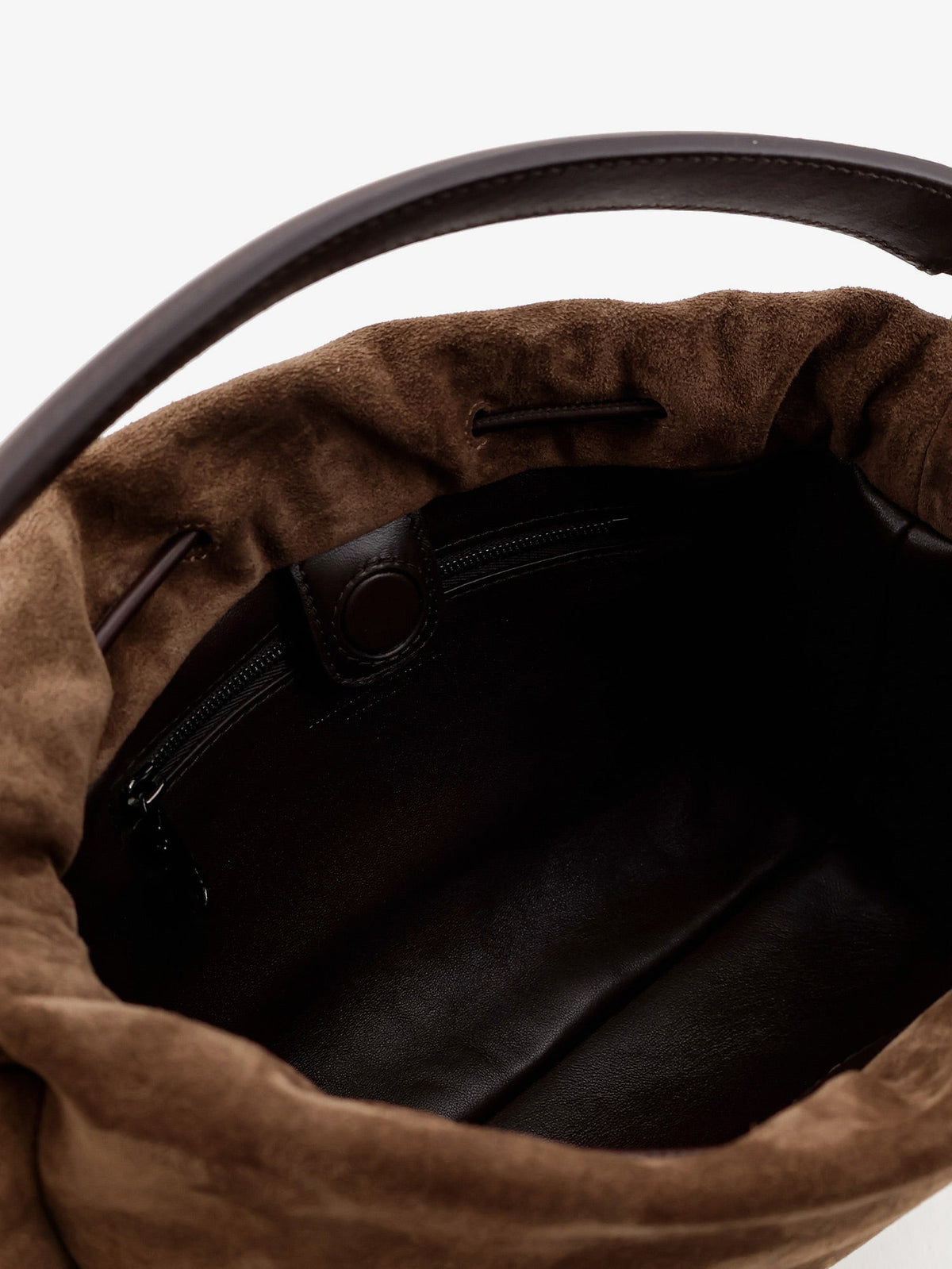 Brunello Cucinelli Bucket Mellow Suede Handbag