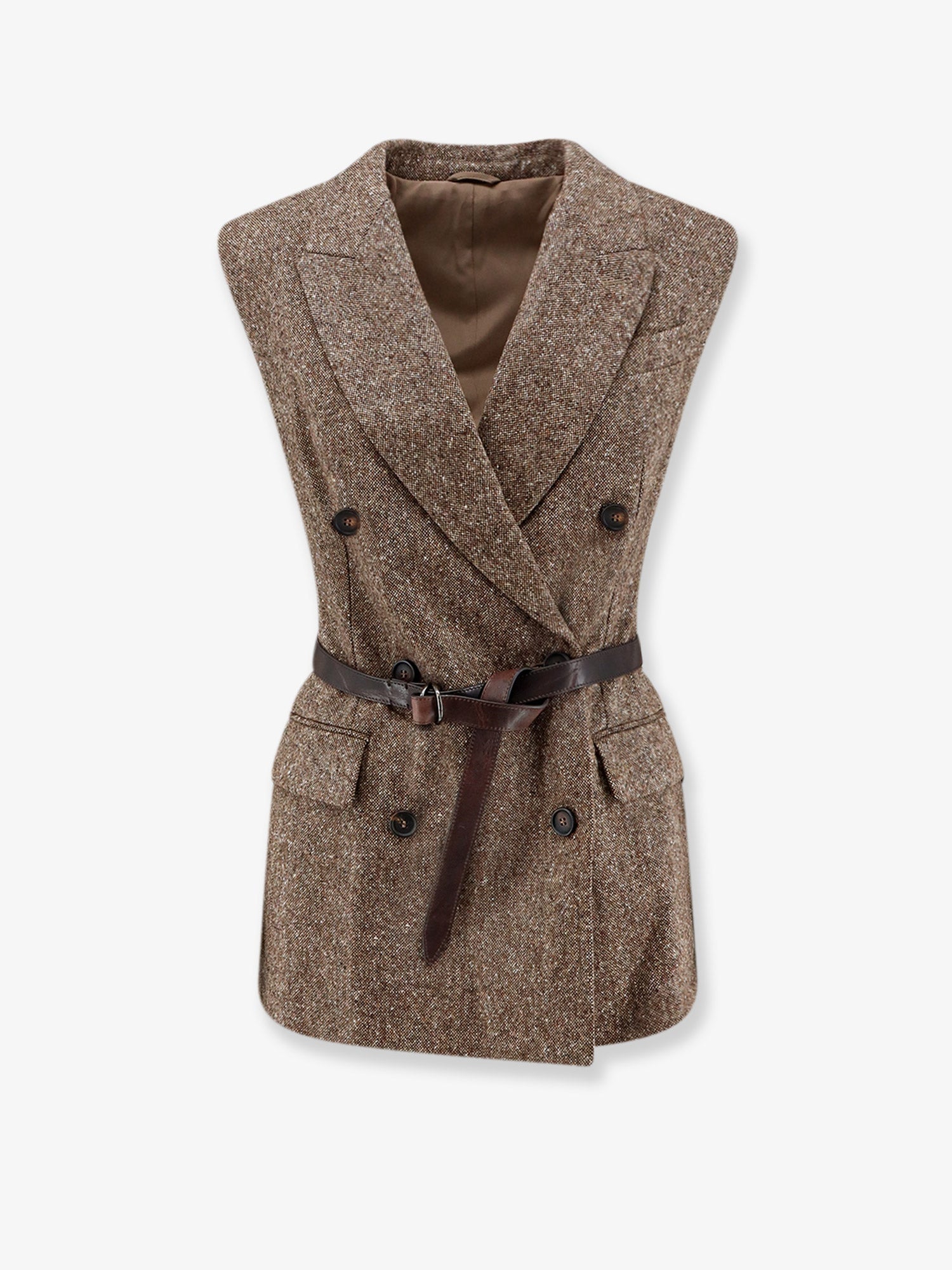 Brunello Cucinelli Virgin Wool Blend Vest