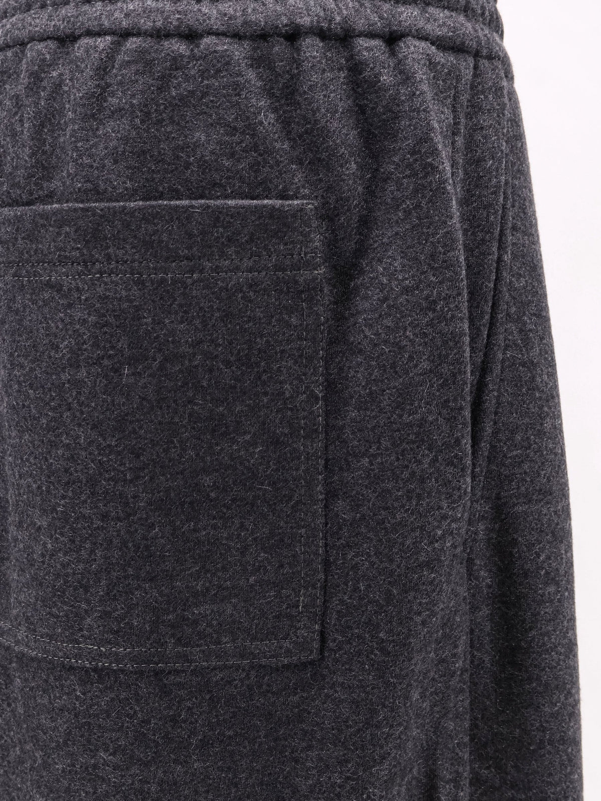 Brunello Cucinelli Cashmere Interlock Track Pants