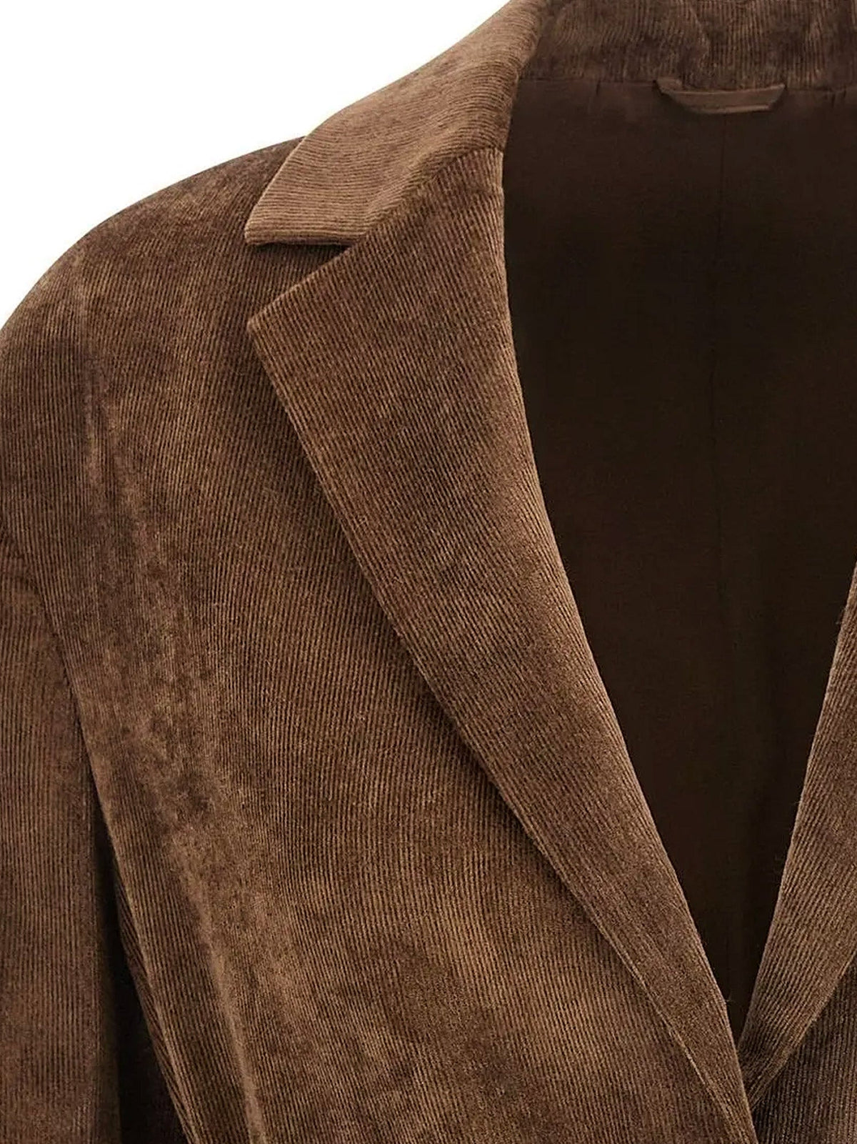Brunello Cucinelli Corduroy Blazer With Belt