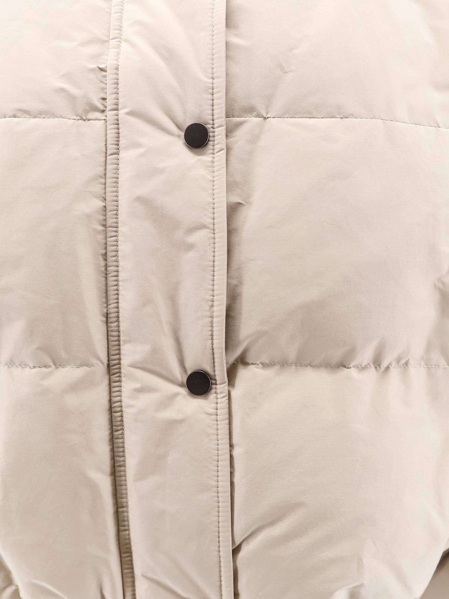 Brunello Cucinelli Down Jacket With Shearling Collar
