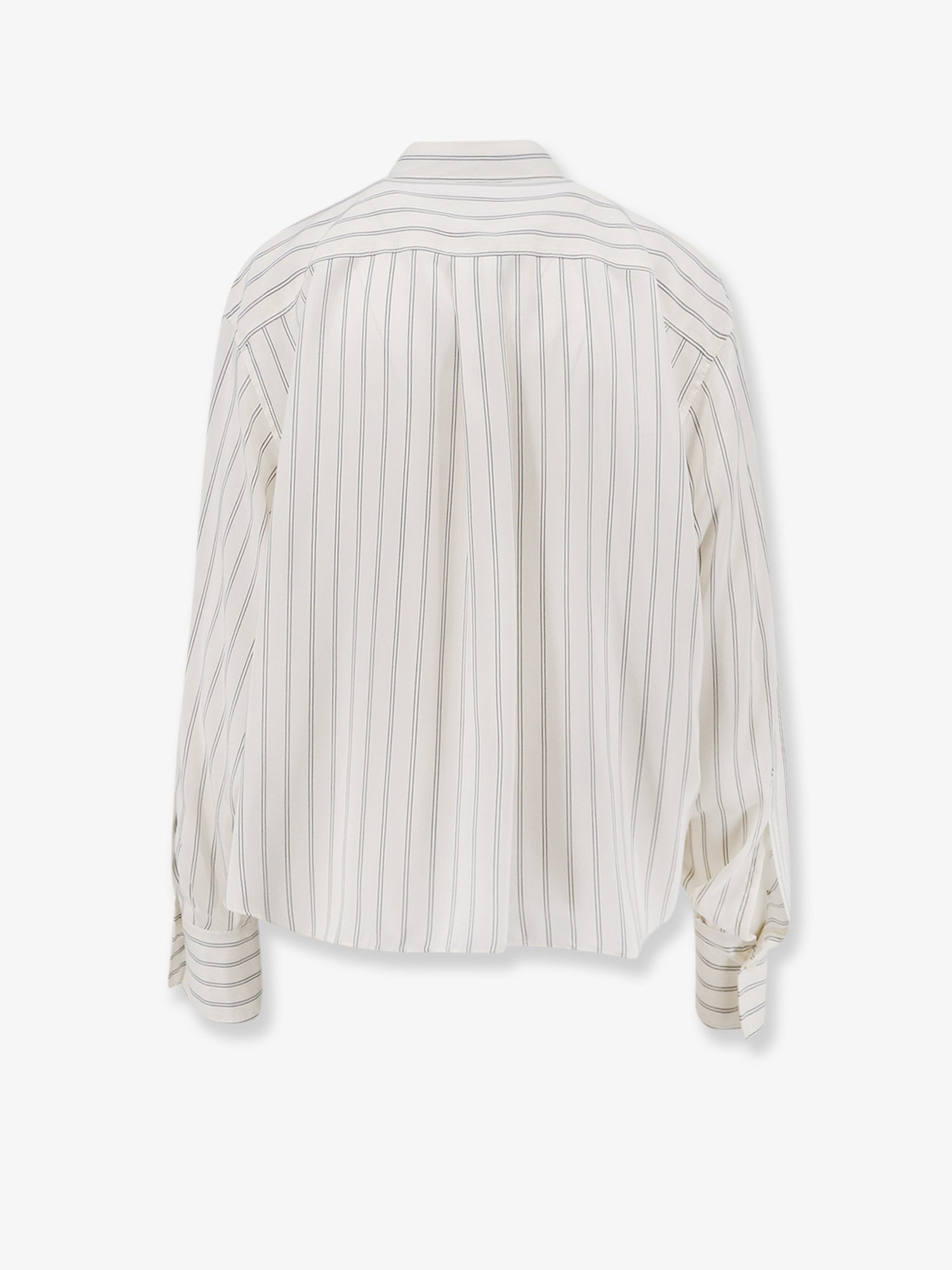 Brunello Cucinelli Striped Silk Shirt