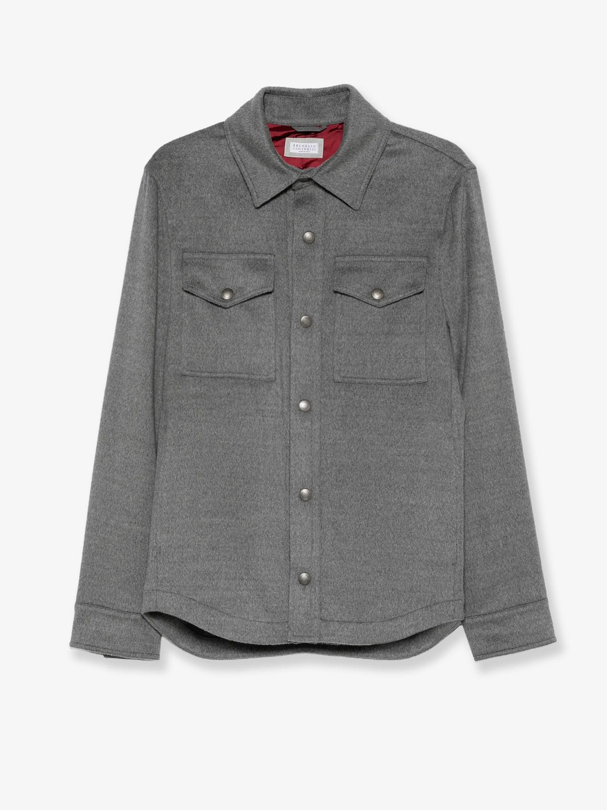 Brunello Cucinelli Outerwear Lightweight Virgin Wool Cloth Shirt