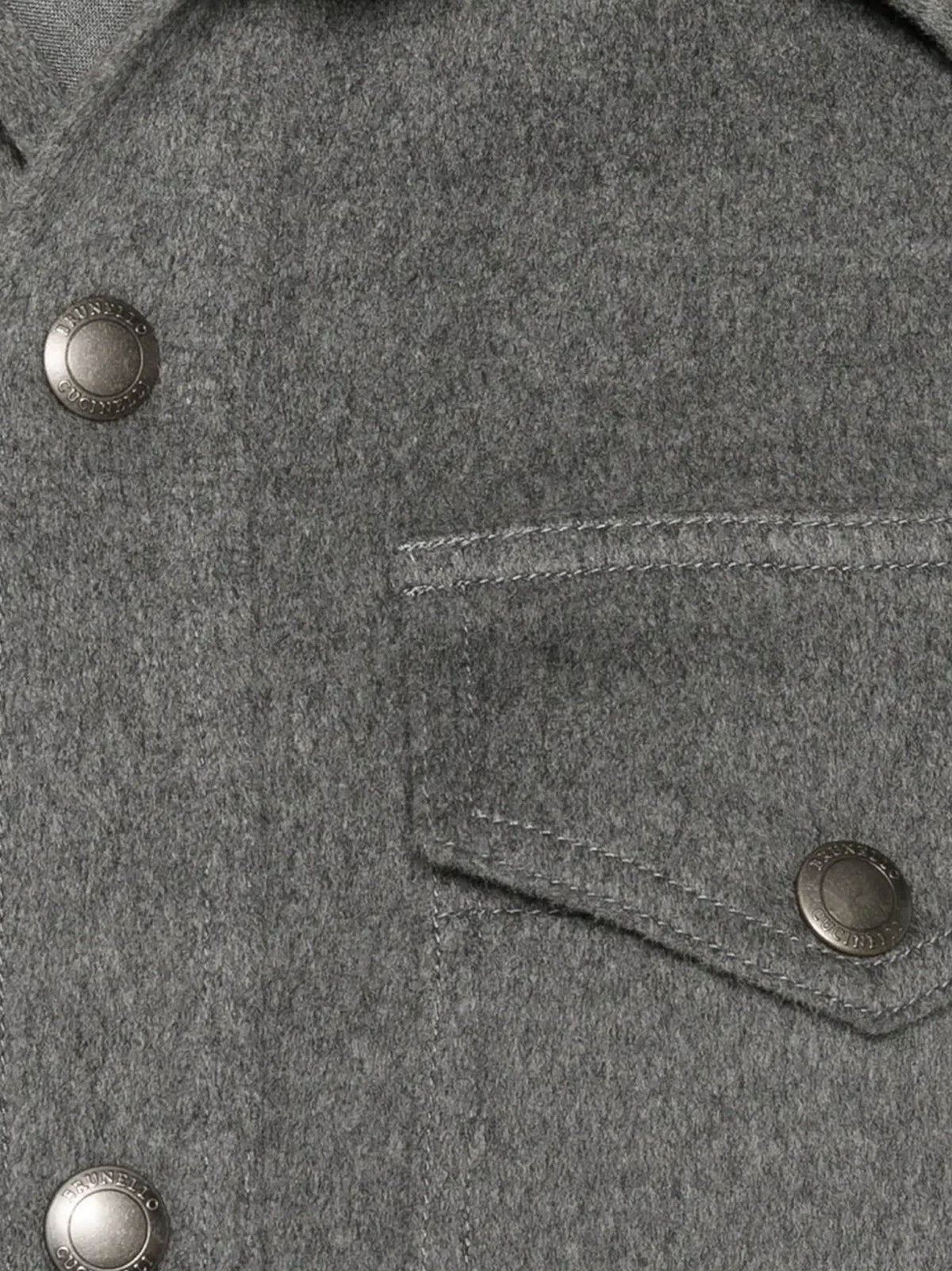 Brunello Cucinelli Outerwear Lightweight Virgin Wool Cloth Shirt