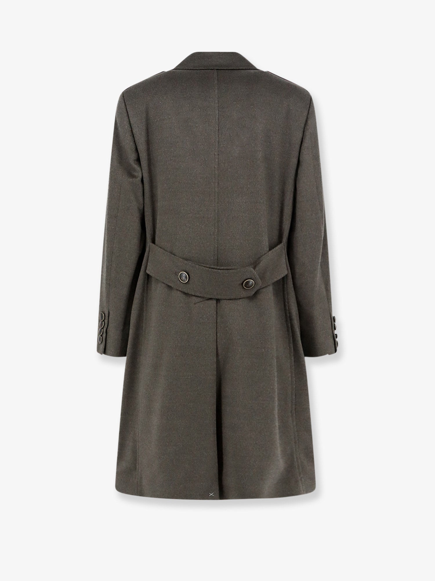 Brunello Cucinelli Double-breasted Virgin Wool Coat