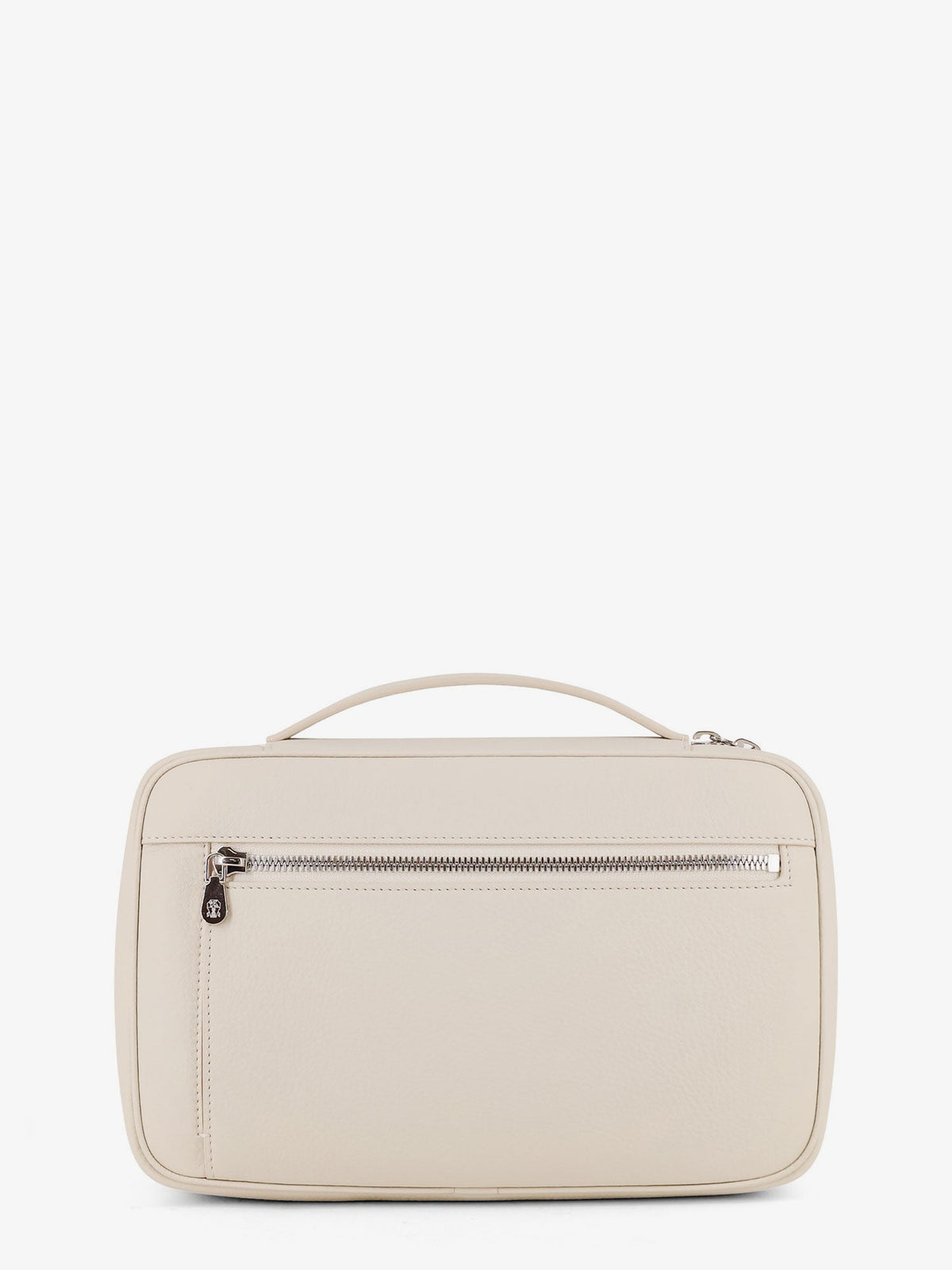Brunello Cucinelli Leather Beauty Case With Metal Logo Detail