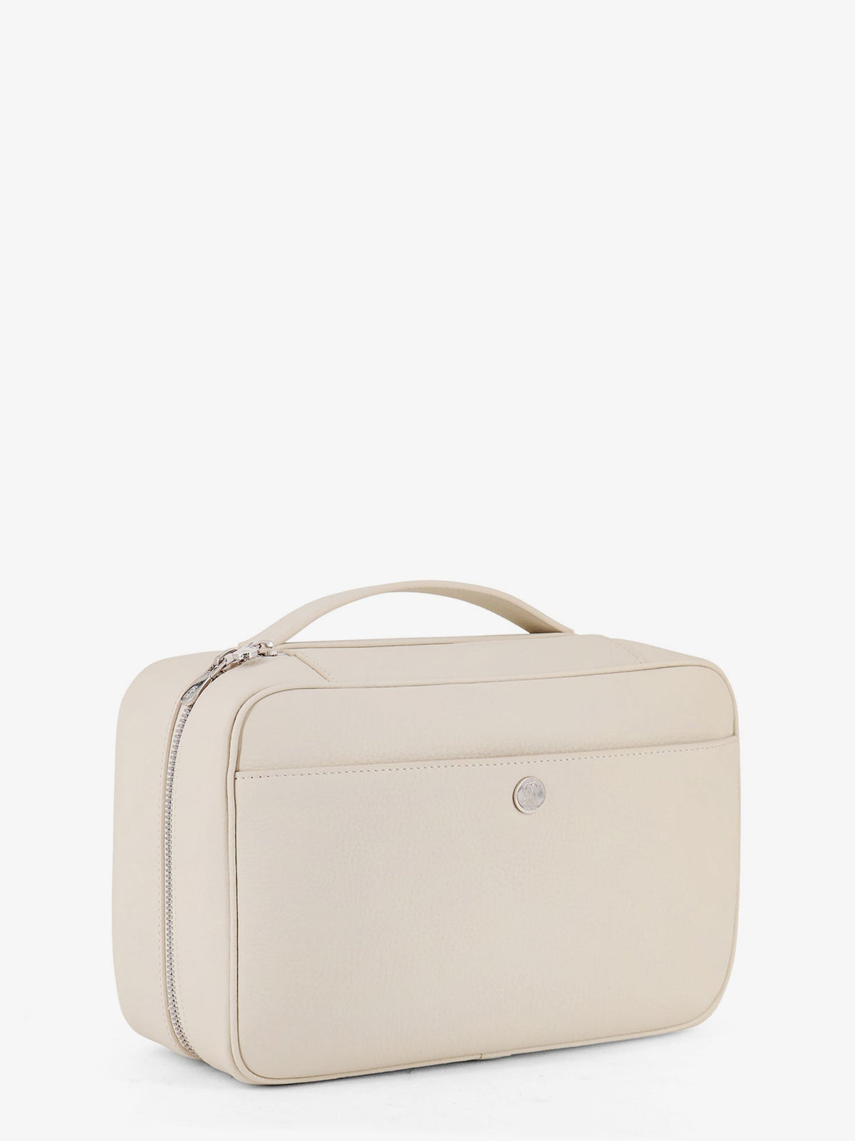 Brunello Cucinelli Leather Beauty Case With Metal Logo Detail