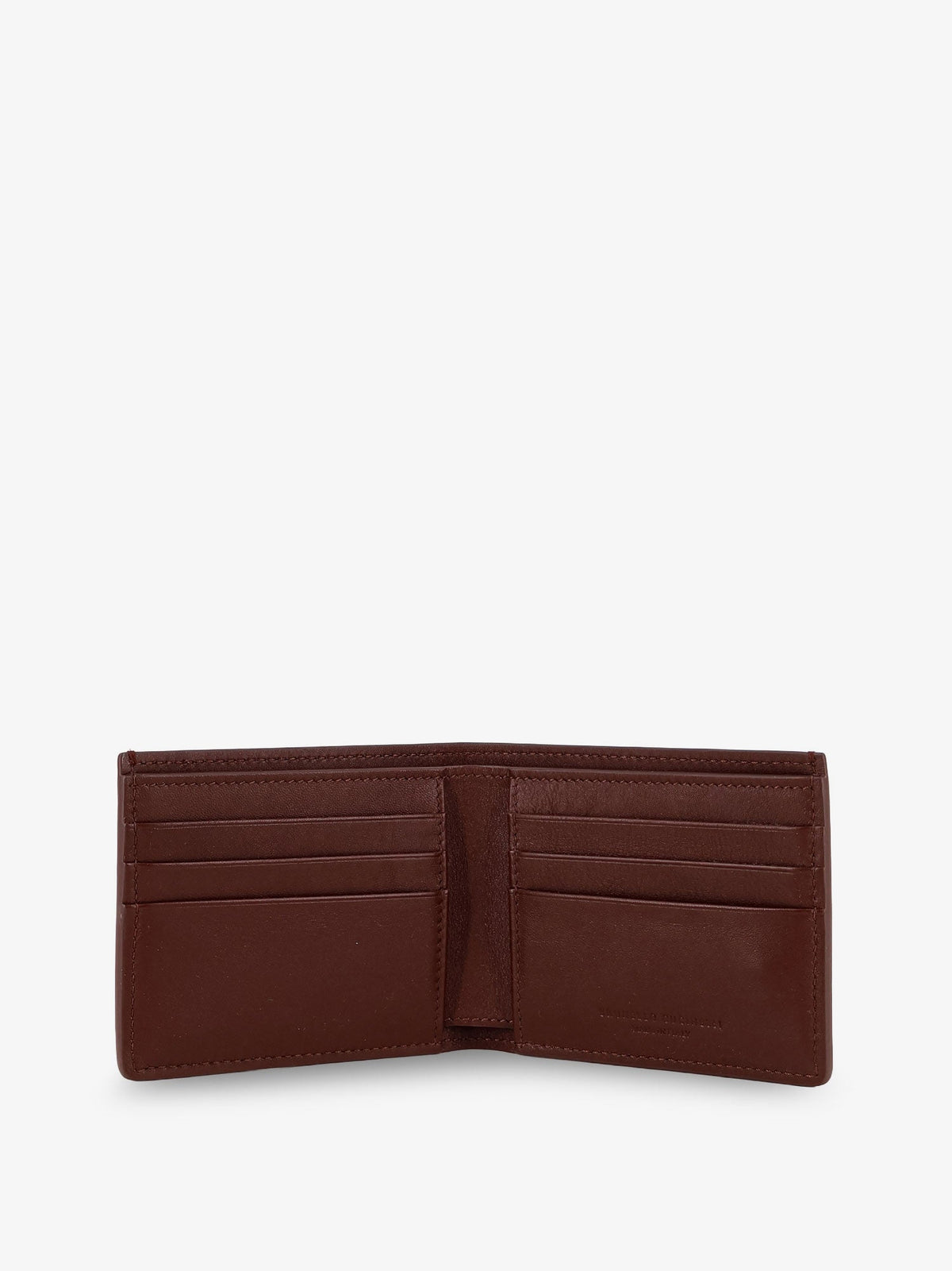 Brunello Cucinelli Hammered Leather Wallet With Engraved Logo