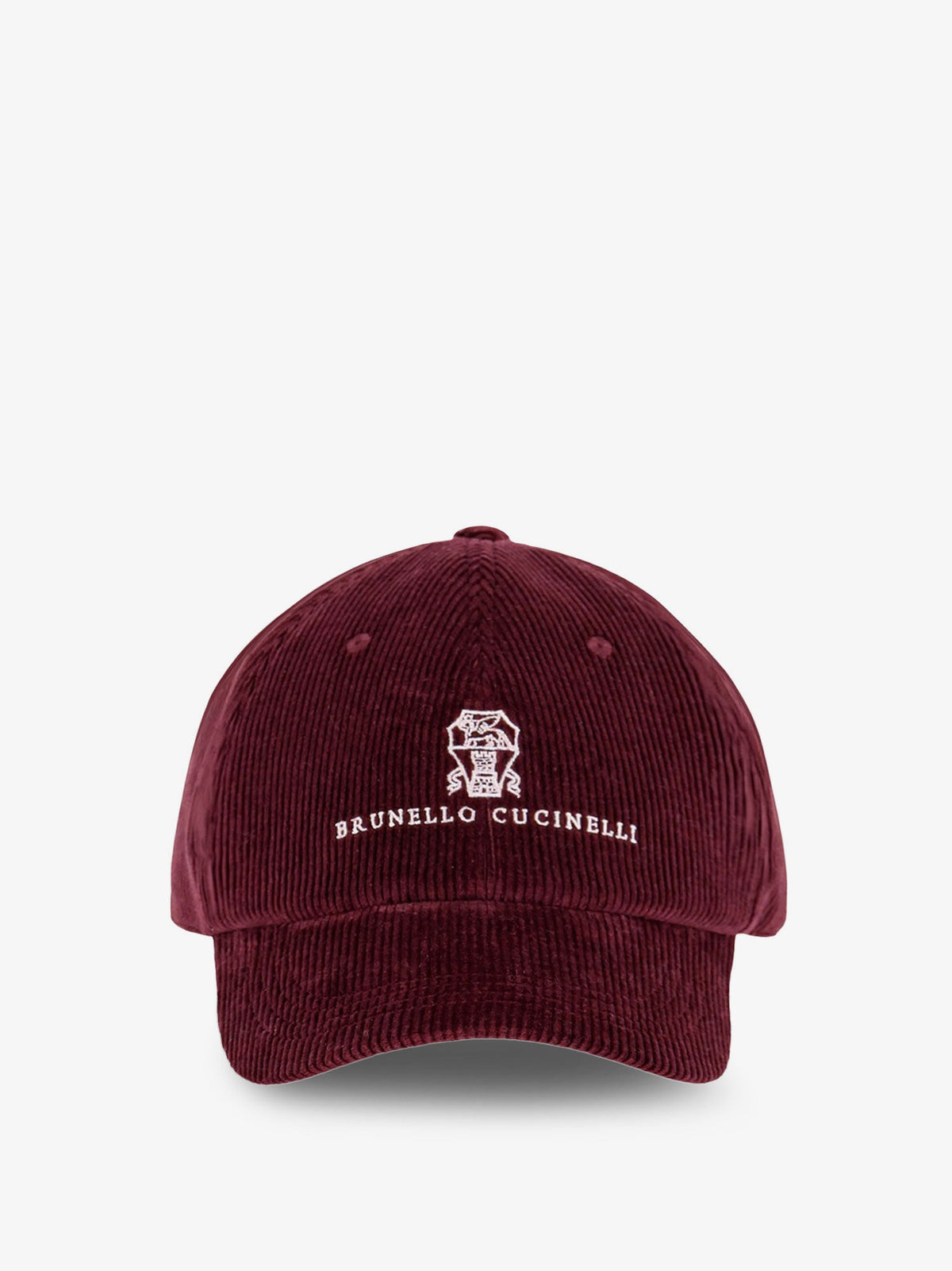 Brunello Cucinelli Corduroy Hat With Embroidered Logo