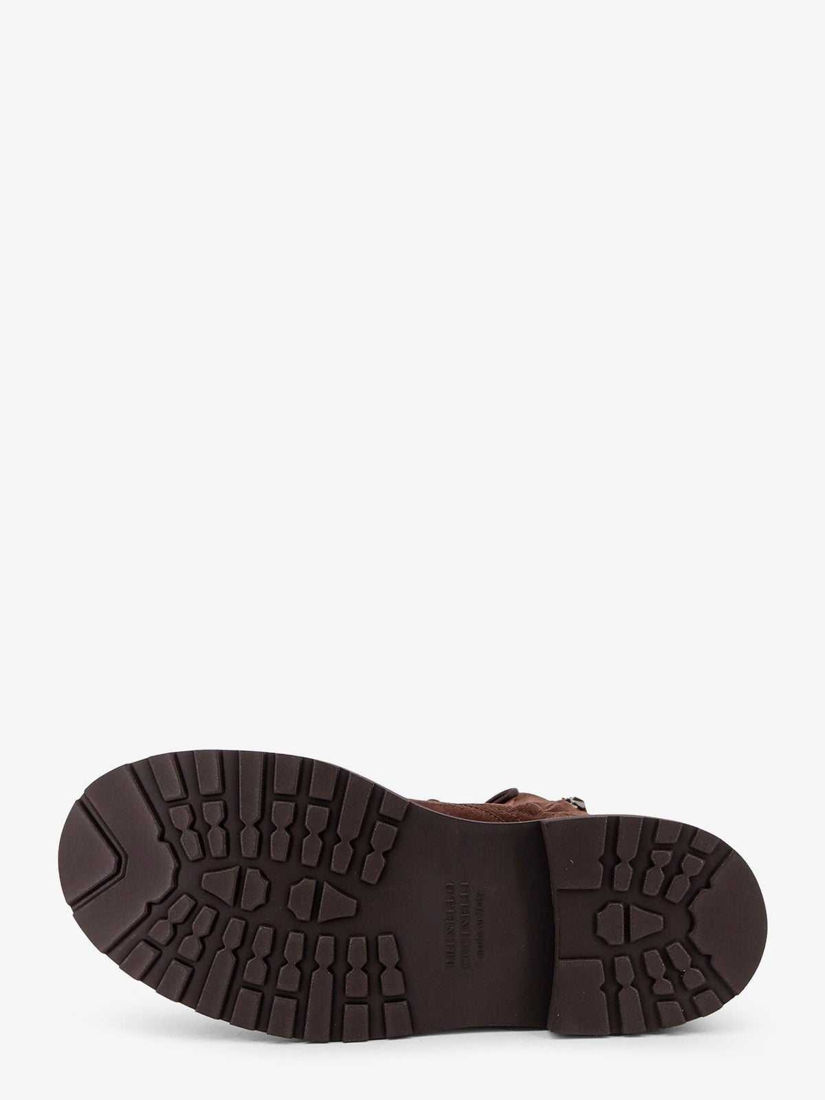 Brunello Cucinelli Suede Boots With Virgin Wool Knit Insert And Precious Detail