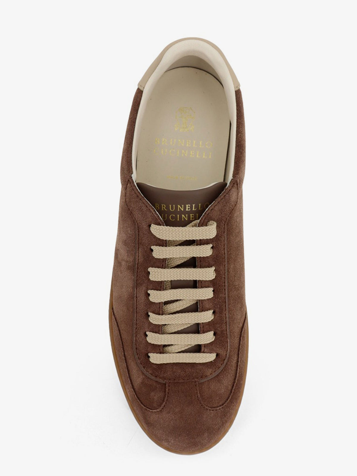 Brunello Cucinelli Suede And Leather Sneakers