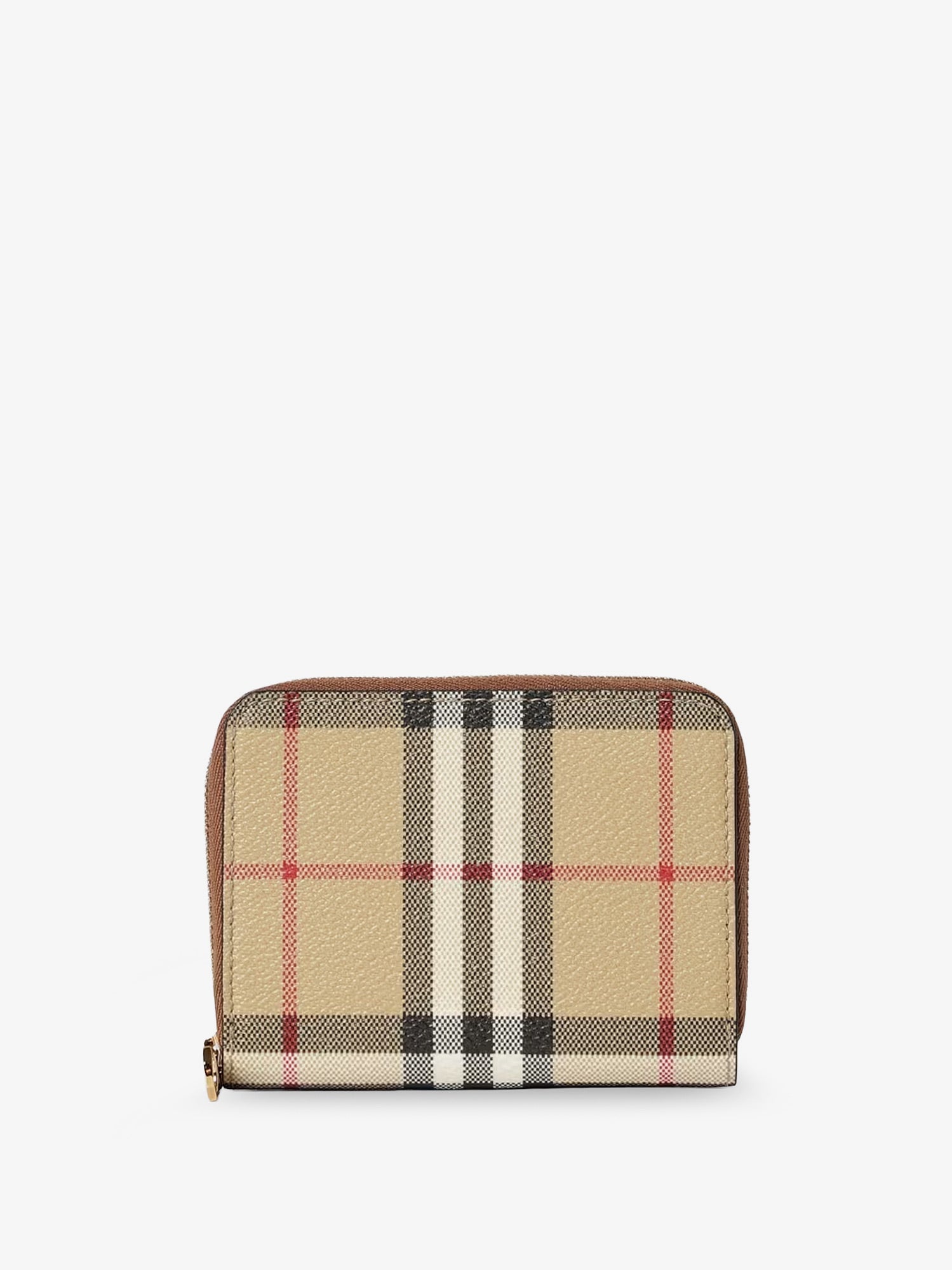 Burberry Coated Canvas With Check Pattern