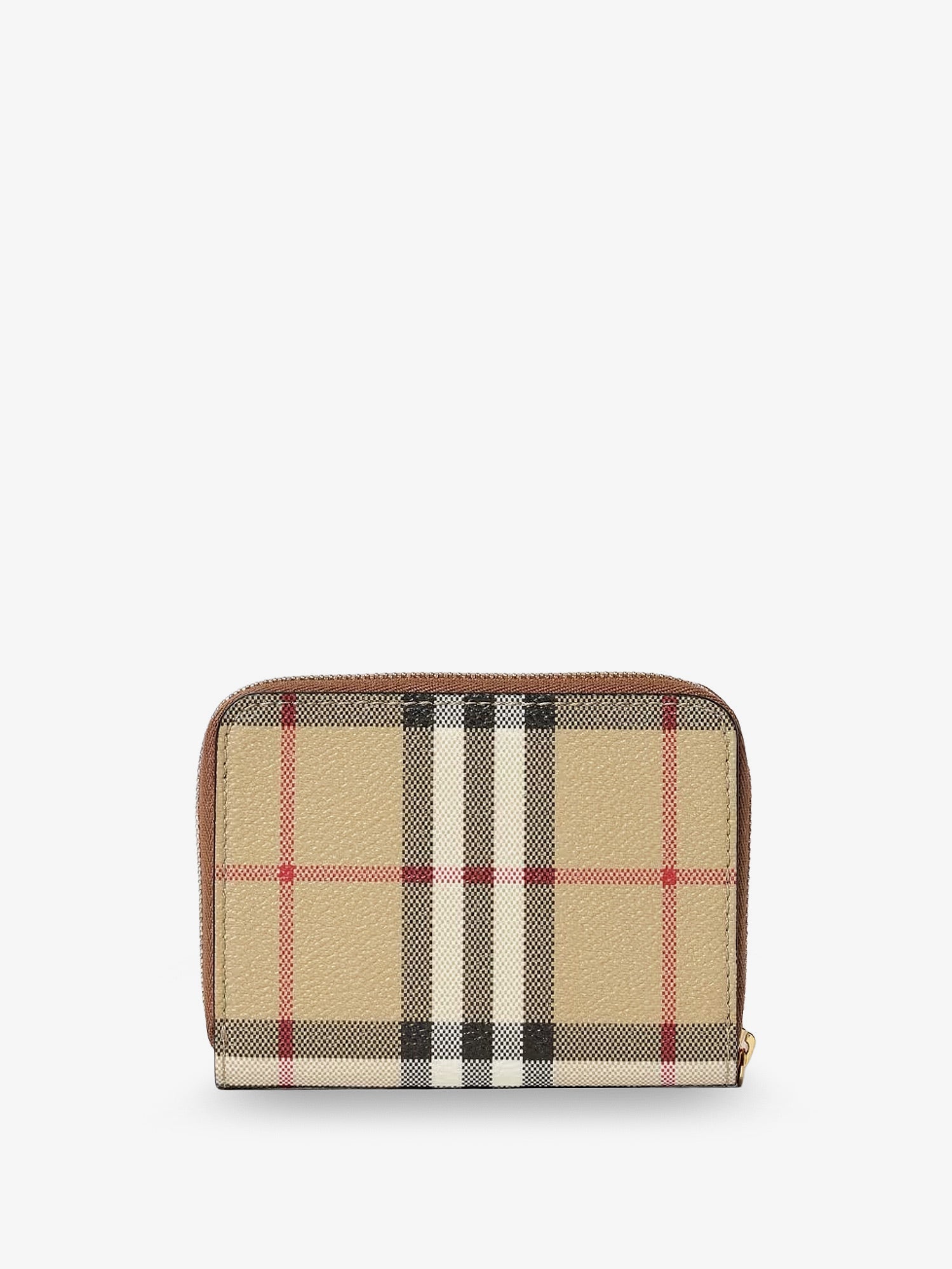 Burberry Coated Canvas With Check Pattern