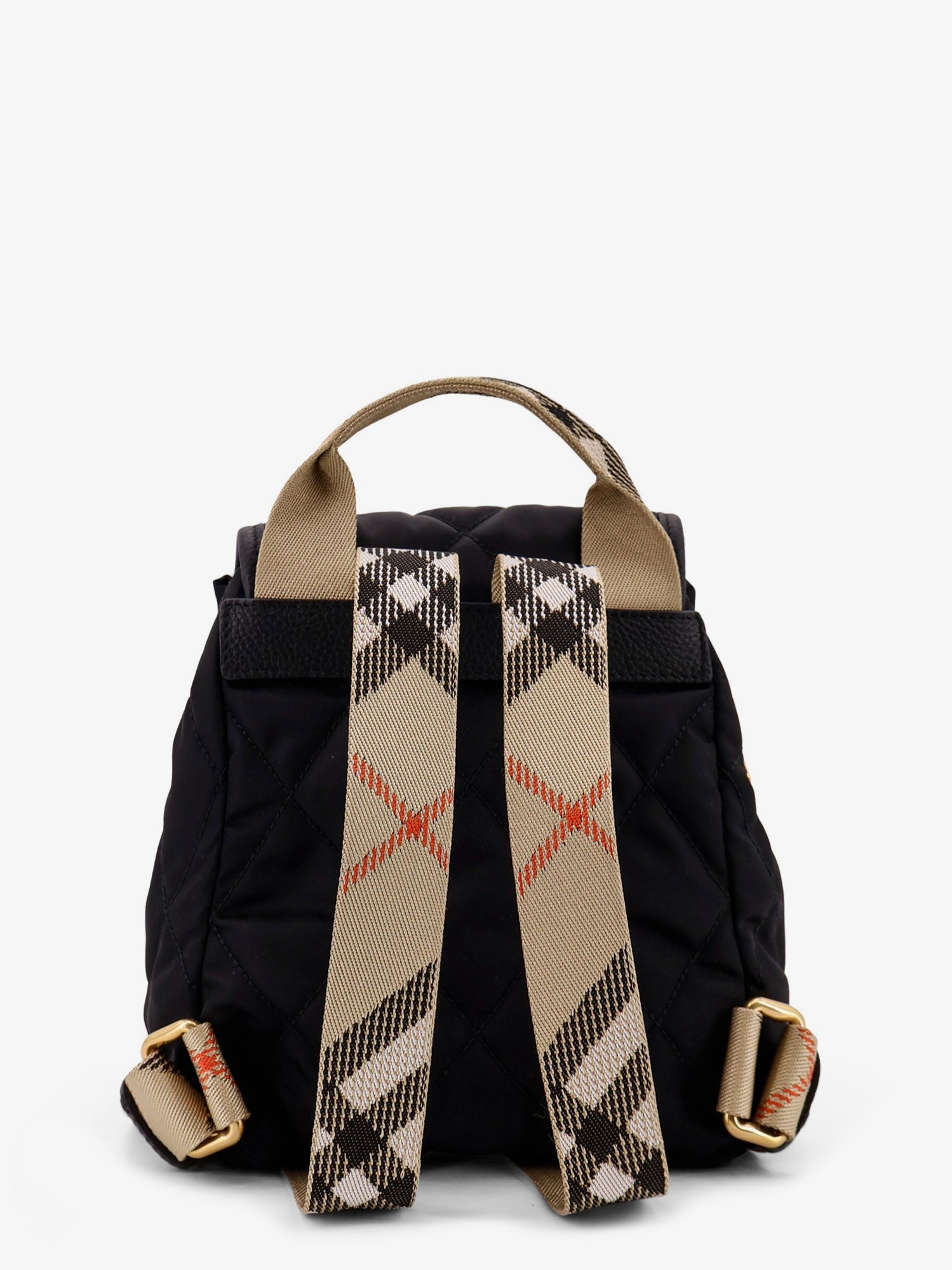 Burberry Mini Nylon Backpack With Leather Logo Patch