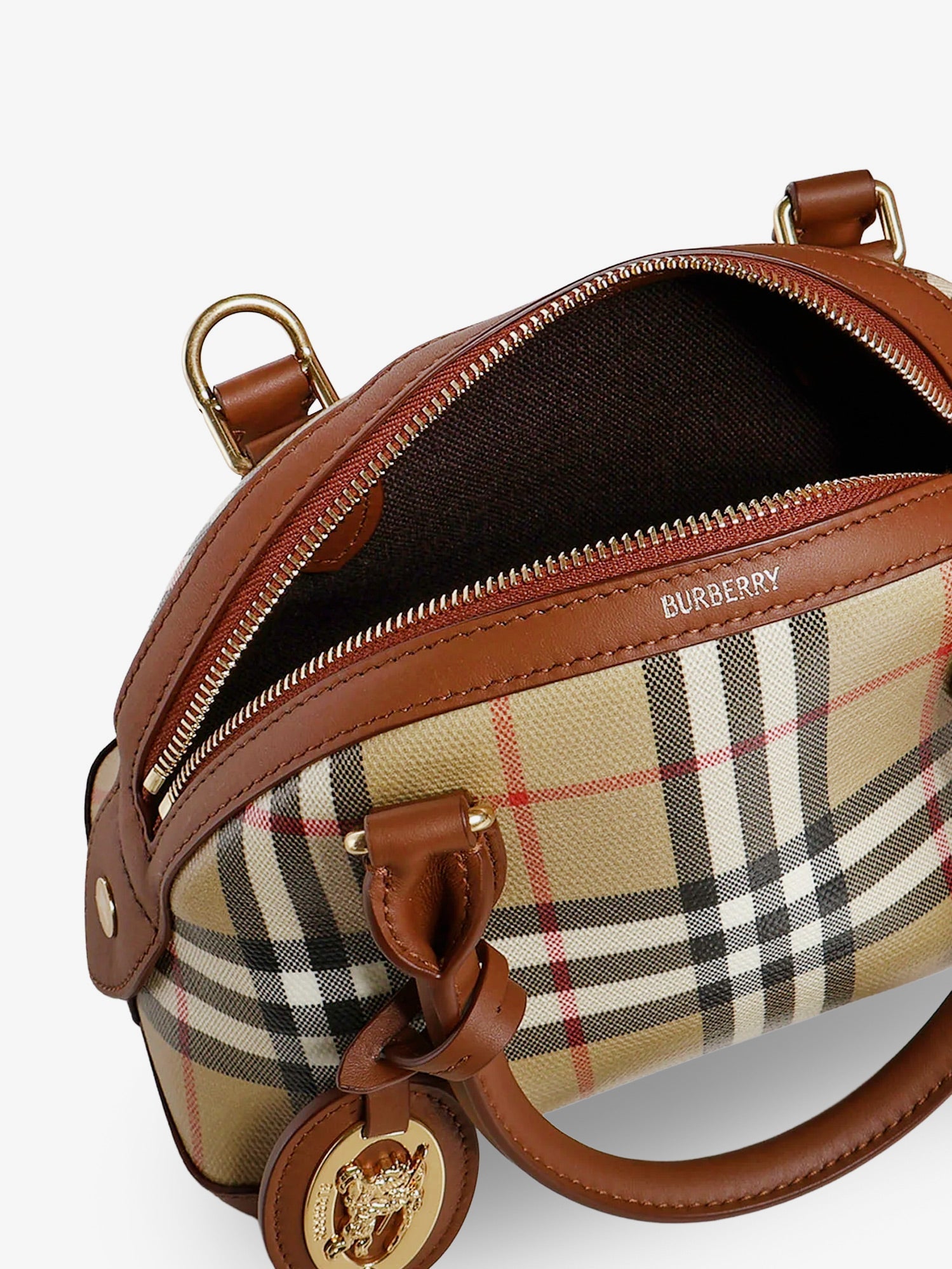 Burberry Primrose Mini Coated Canvas Handbag