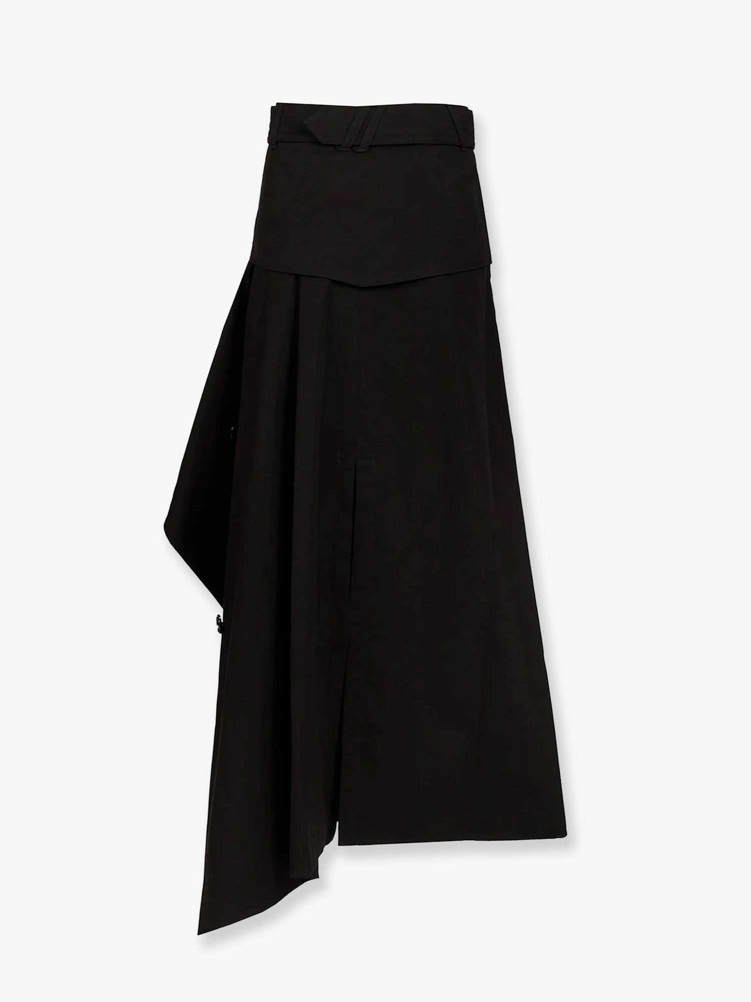 Burberry Heather Asymmetrical Trench Skirt