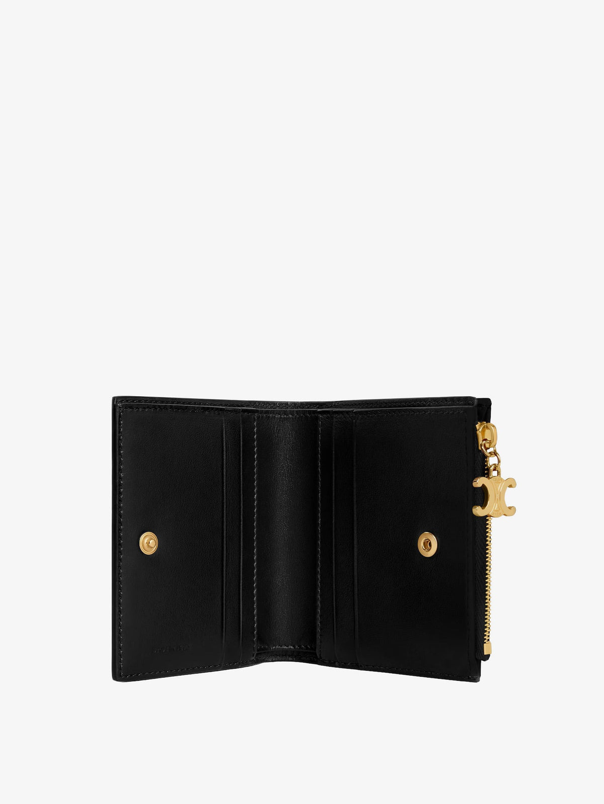 Celine Compact Wallet With Triomphe Charm