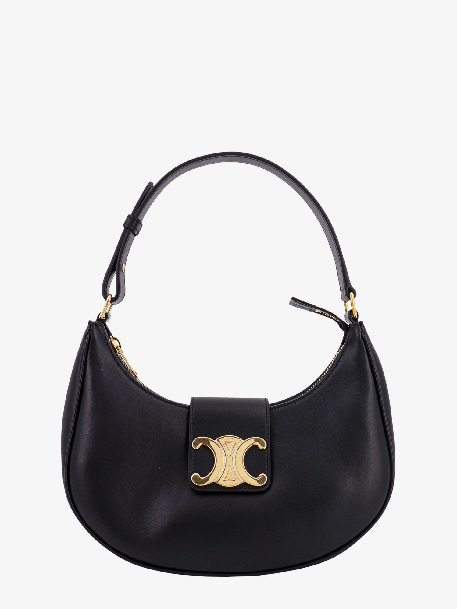 Celine Medium Ava Triomphe Leather Shoulder Bag
