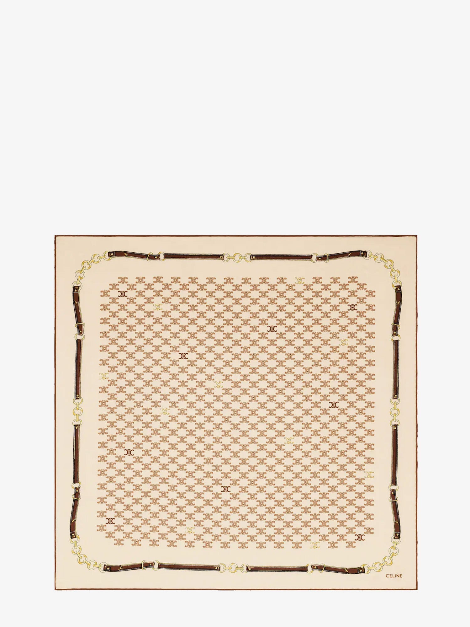 Celine Bandana Silk Foulard