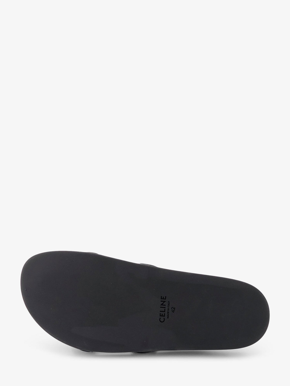 Celine Triomphe Slide Leather Sandals